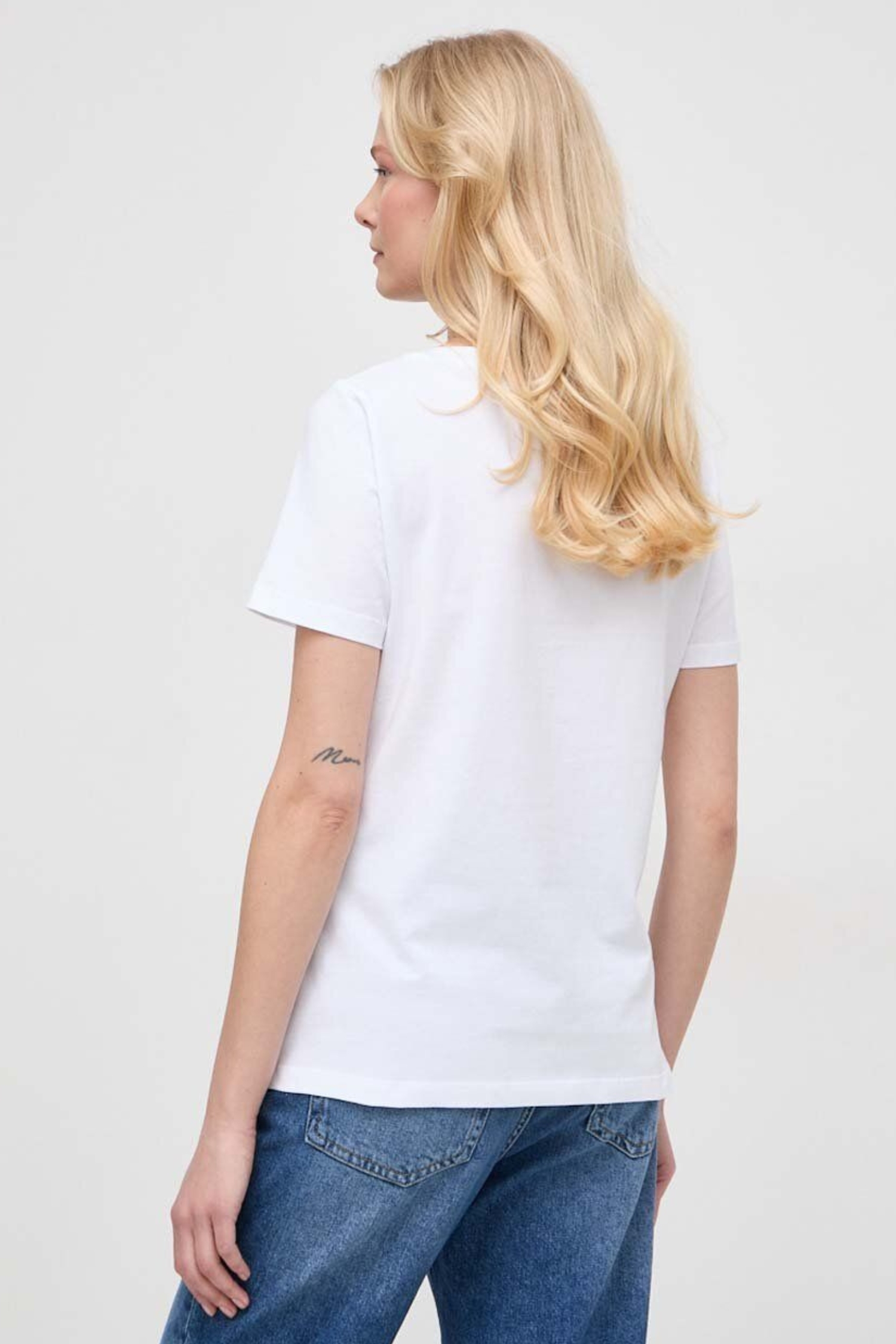 Женская белая футболка Liu Jo MA4395.J6308;11111