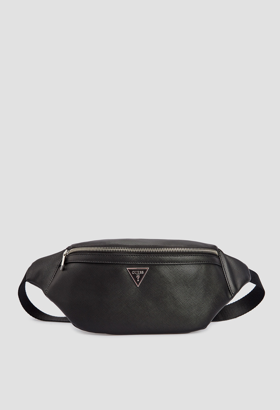 Мужская черная поясная сумка Guess HMECRT.P2130;BLA — Ultrashop