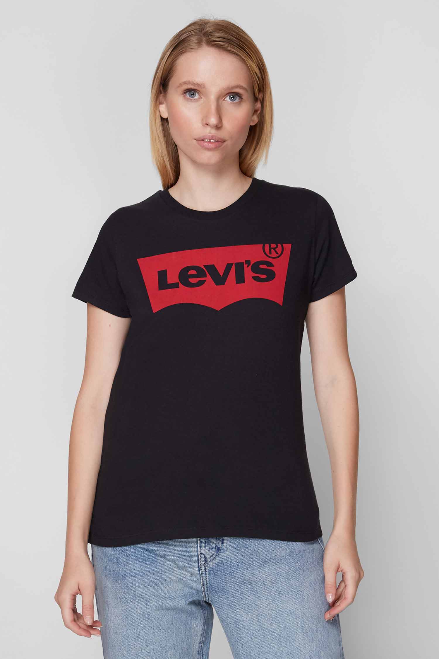 Женская черная футболка Levi’s® 17369;0201