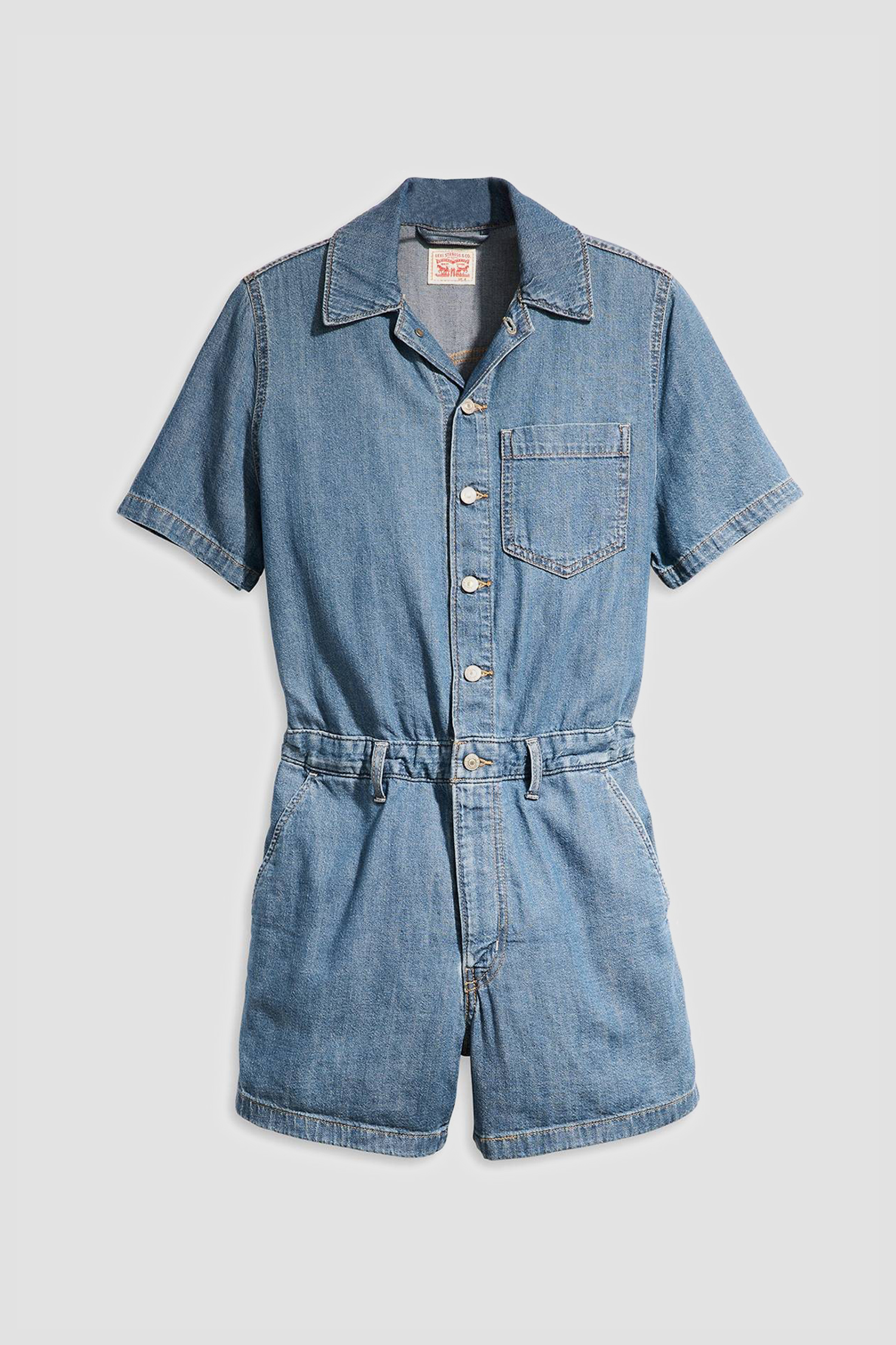 Женский синий джинсовый комбинезон Levi’s® A7449;0000