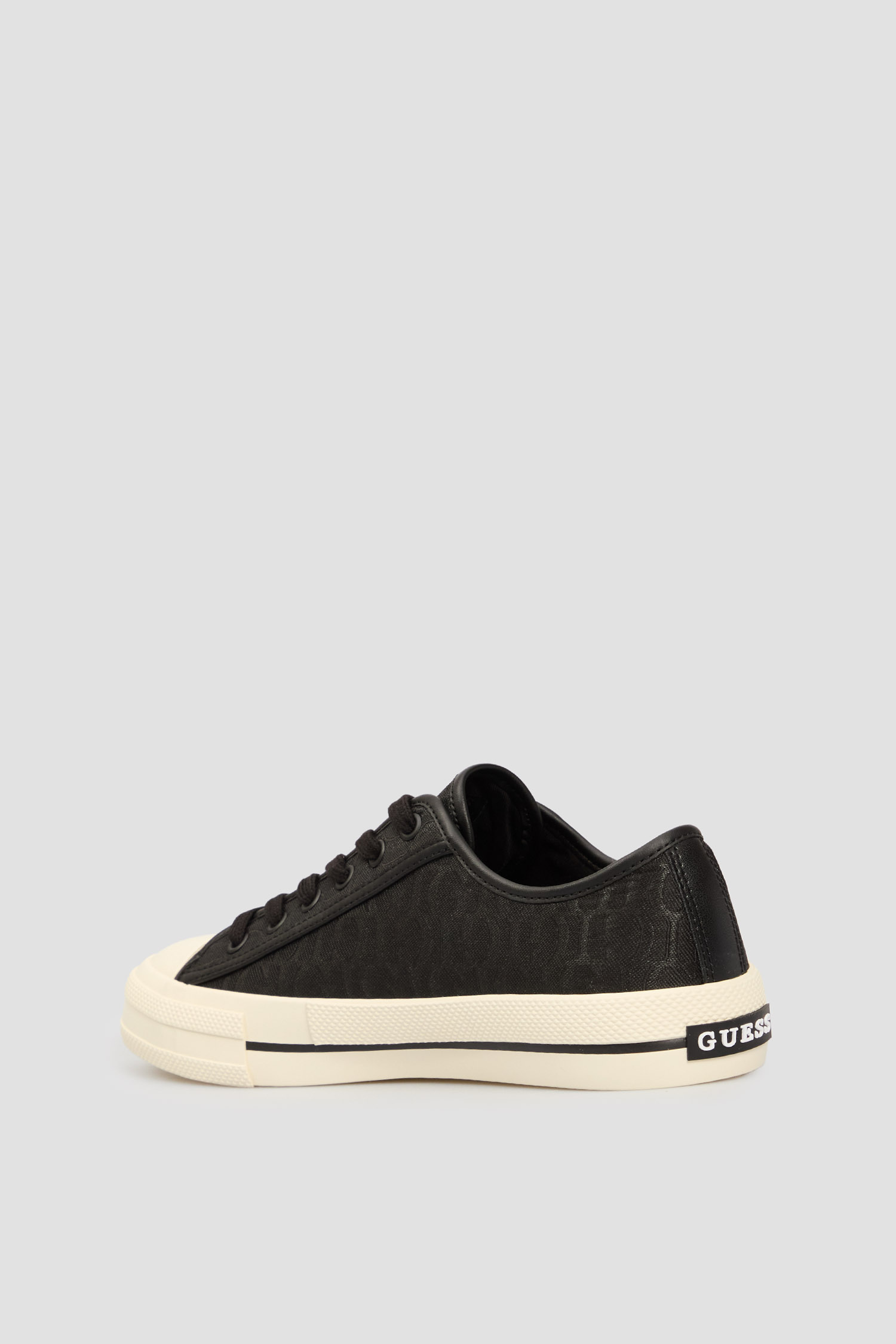 Жіночі чорні кеди з візерунком Guess FLPCAR.FAL12;BLACK