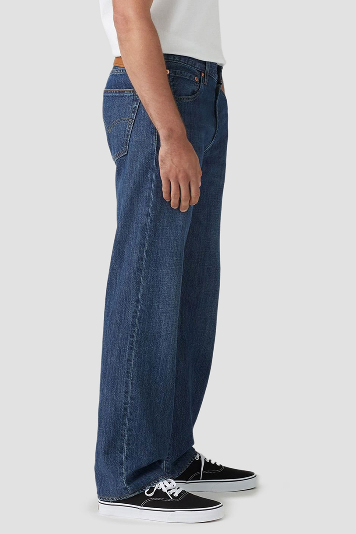 Чоловічі темно-сині джинси 555™ Relaxed Straight Levi’s® 000LO;0011