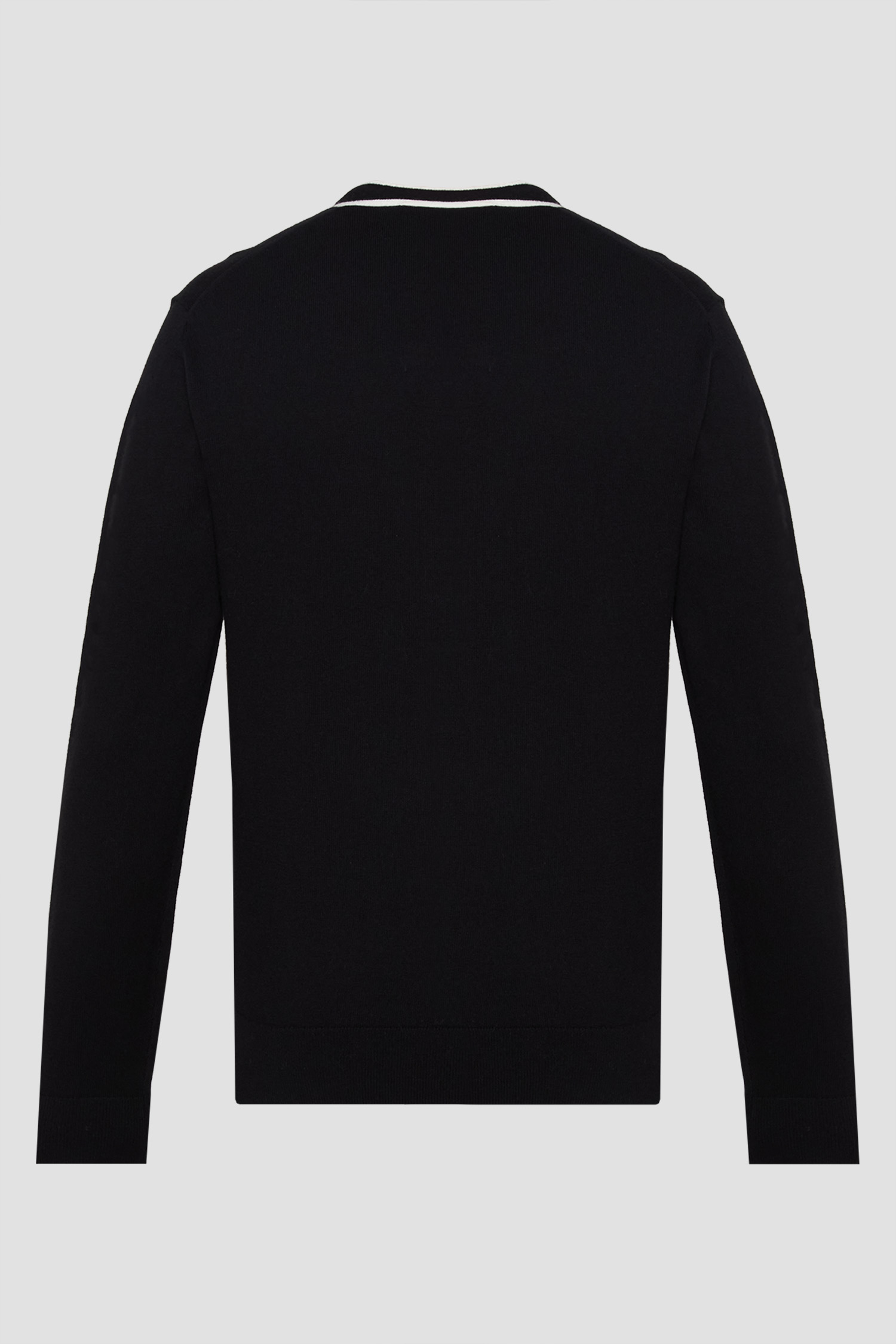 Чоловічий чорний вовняний кардиган Karl Lagerfeld 553305.655032;990