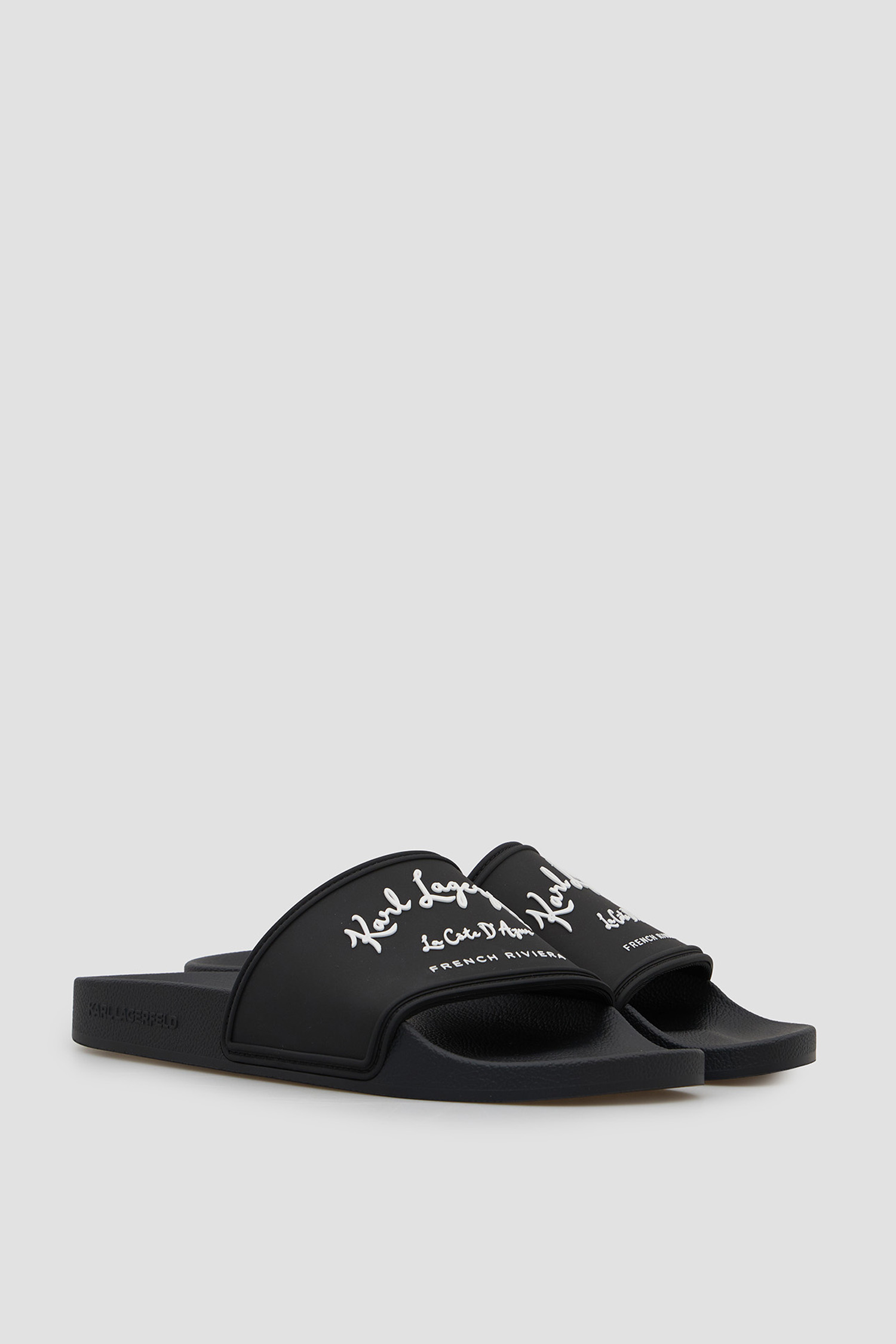 Чоловічі чорні слайдери Karl Lagerfeld 562479.855024;990