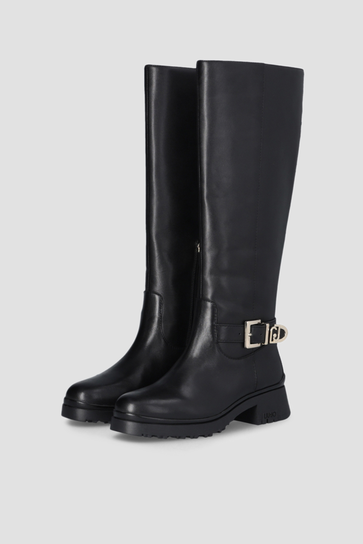 Жіночі чорні шкіряні чоботи Liu Jo SF4139.P0102;22222