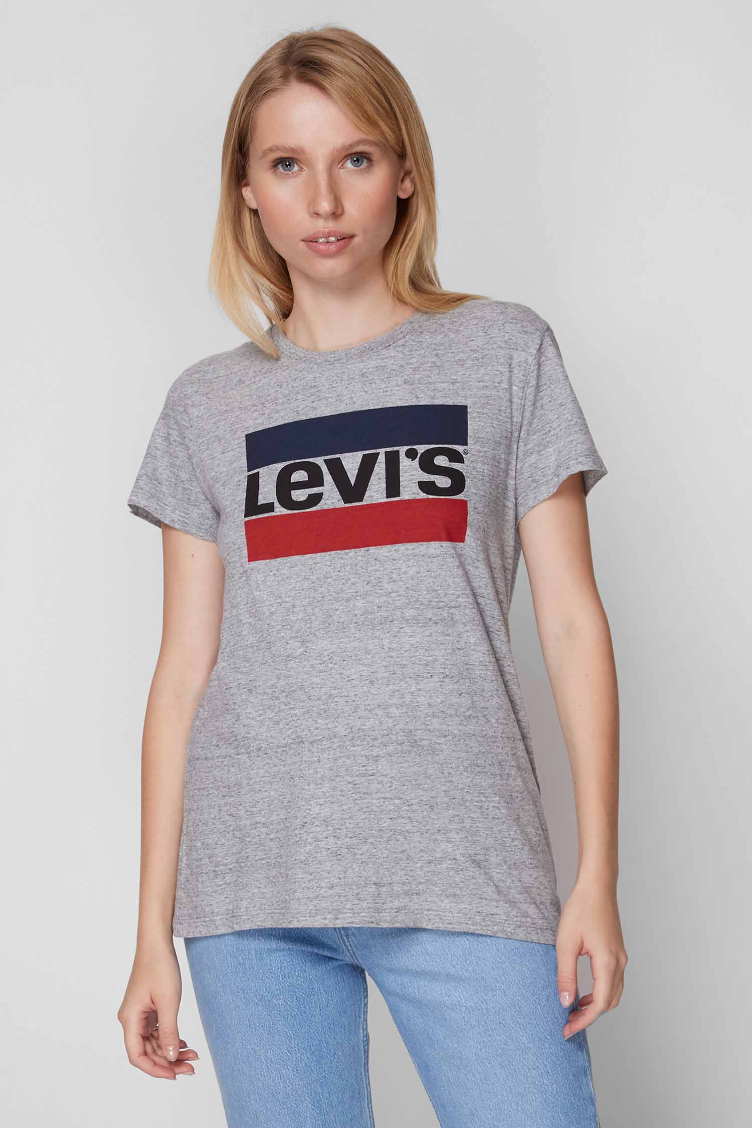 Жіноча сіра футболка Levi’s® 17369;0303