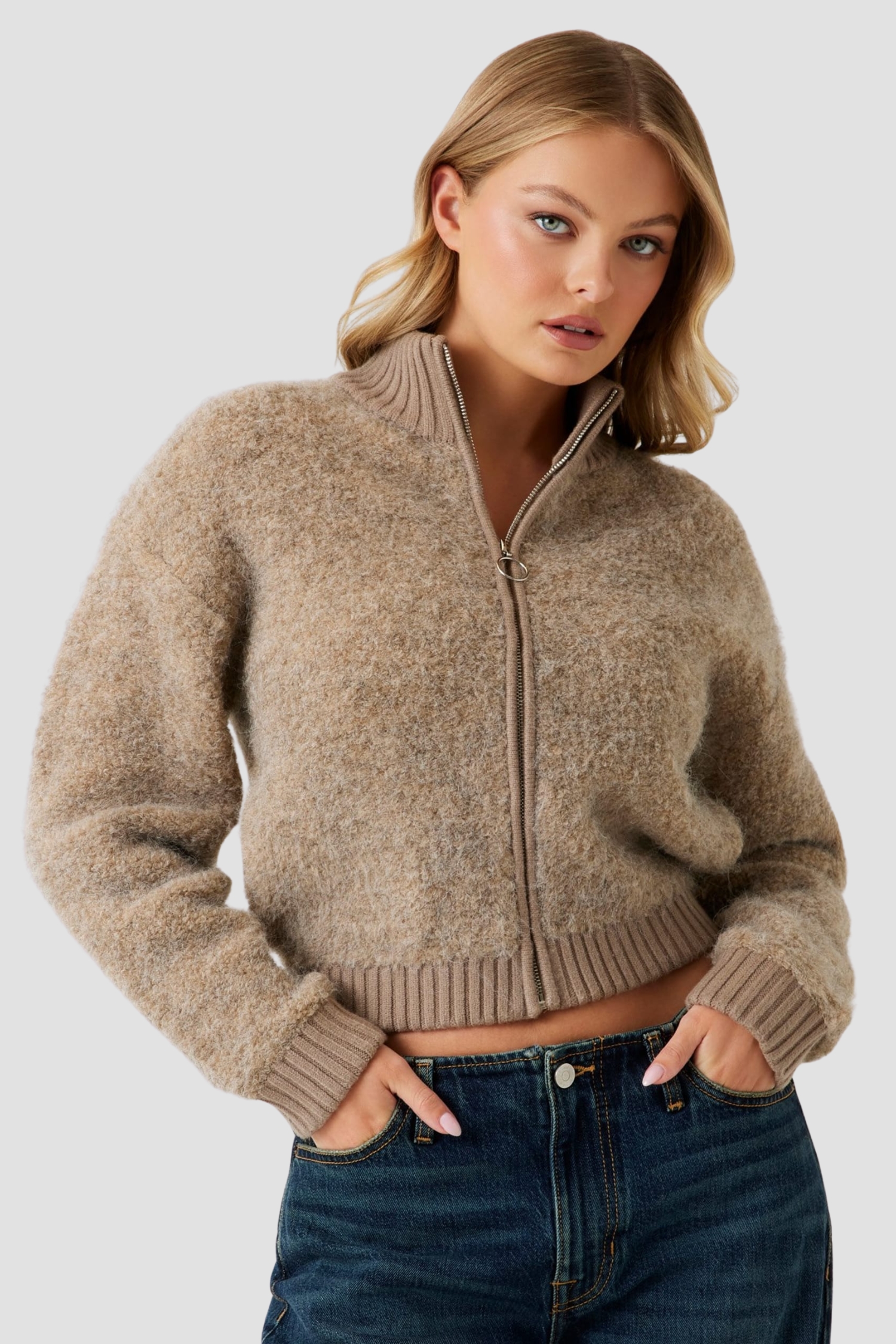 Женский бежевый кардиган Guess W5BR56.Z0702;F1AX