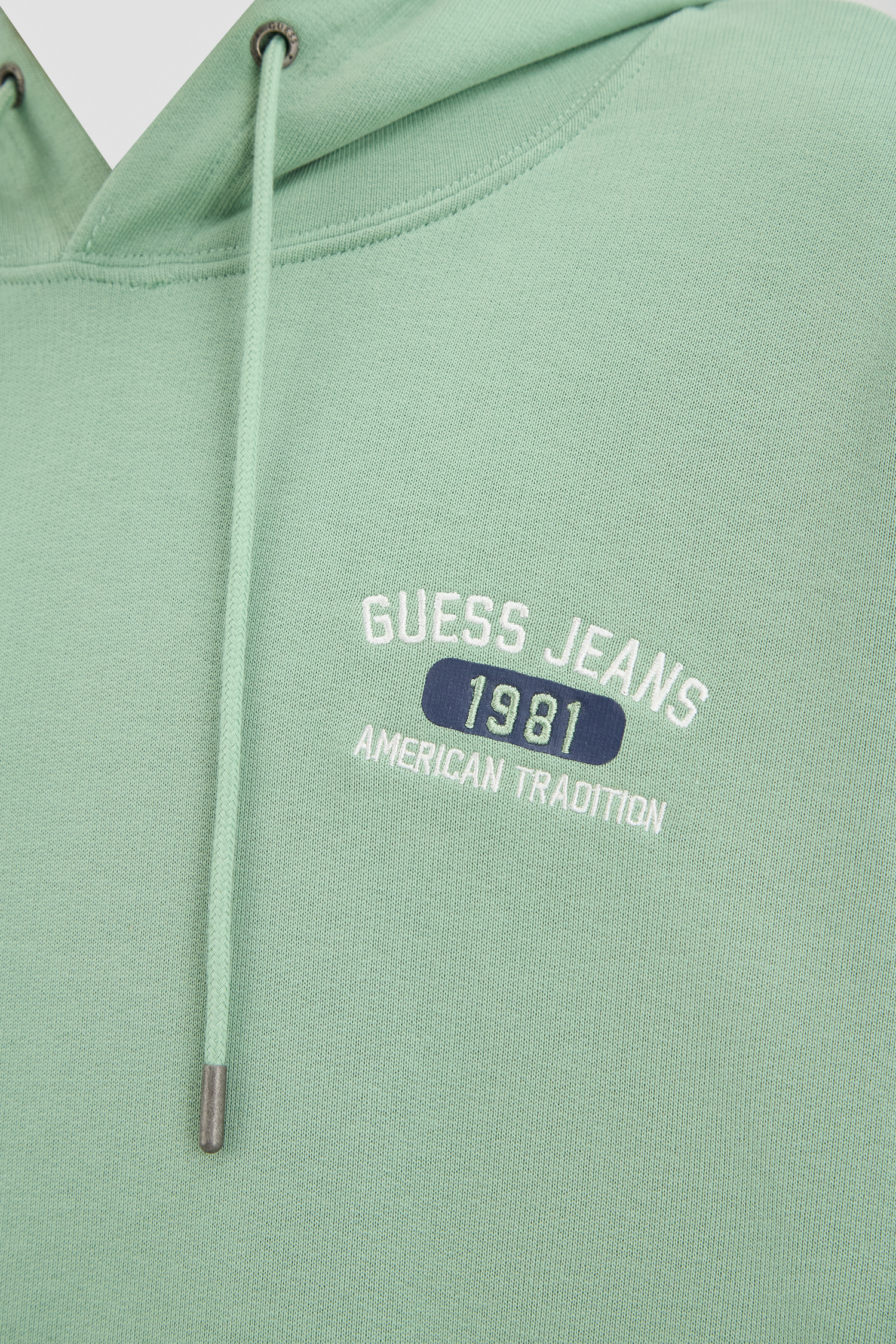 Мужское салатовое худи Guess Jeans M5RQ39.KCPR1;G8EJ
