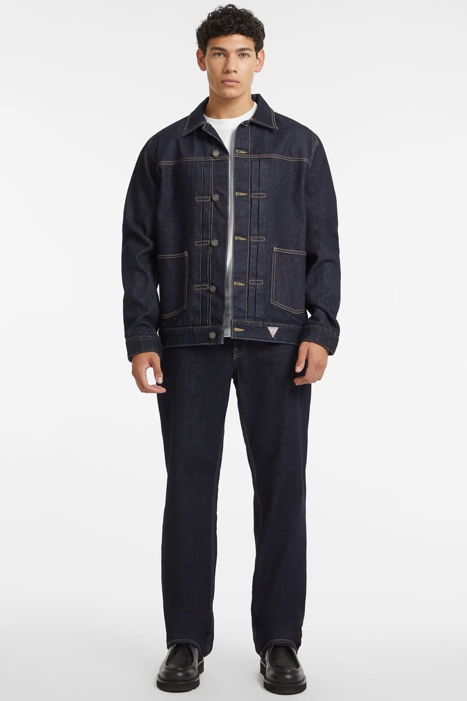 Мужские темно-синие джинсы Guess Jeans M4BAB3.D5EJ2;GJRI