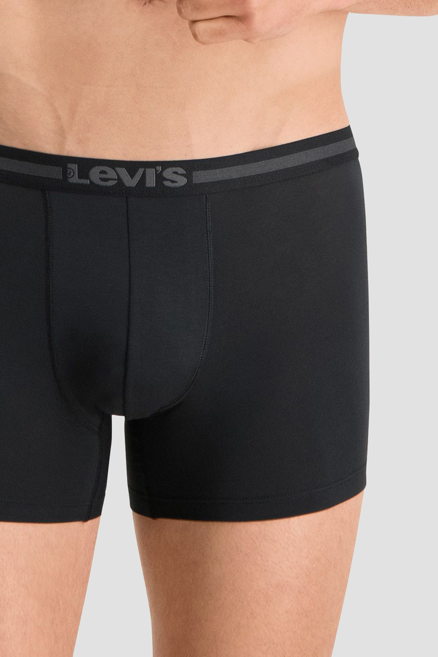 Мужские черные боксеры (2 шт) Levi’s® 701203926;001