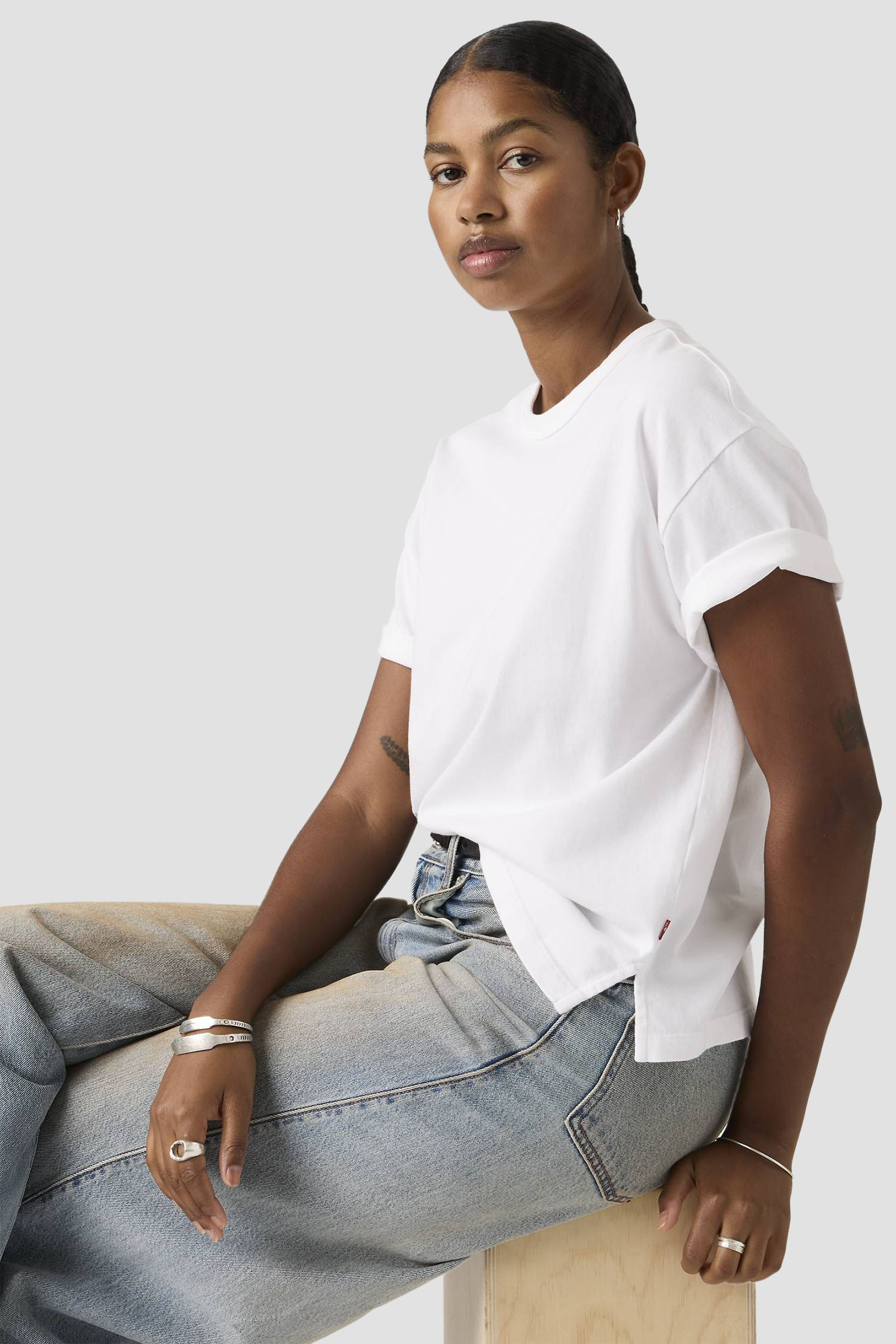 Жіноча біла футболка Levi’s® 005IX;0000