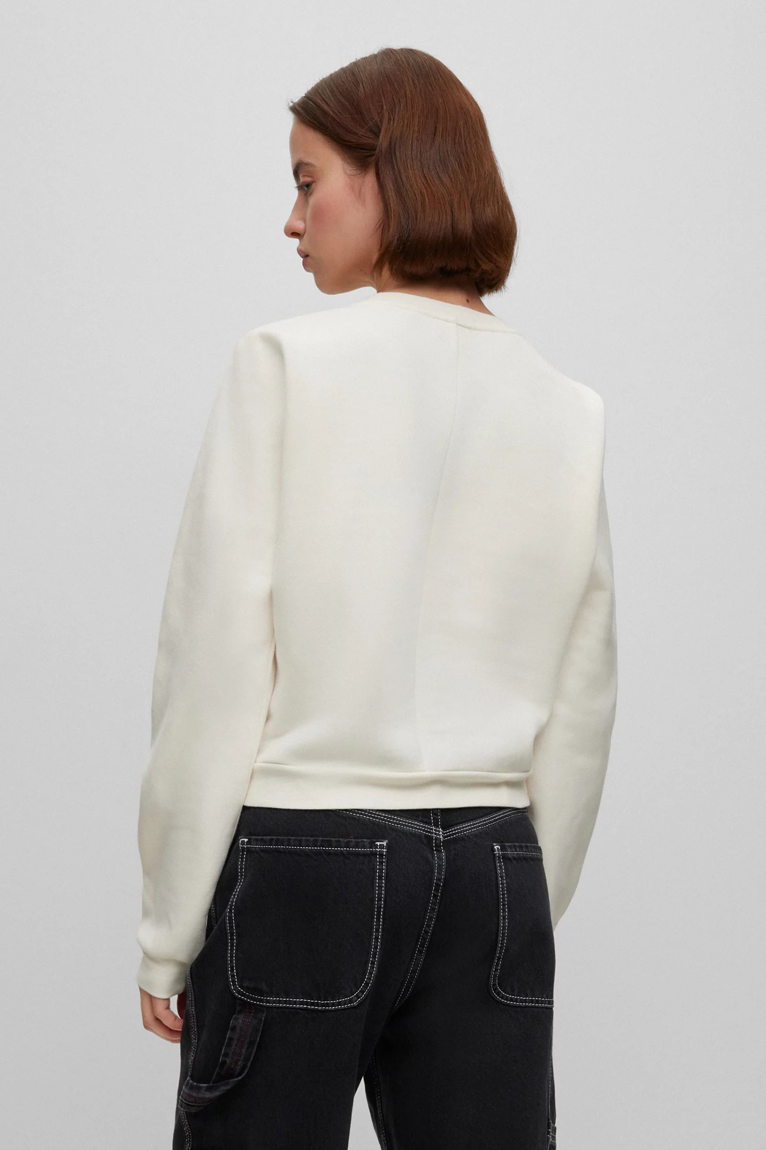 Женский белый свитшот HUGO 50495125;110