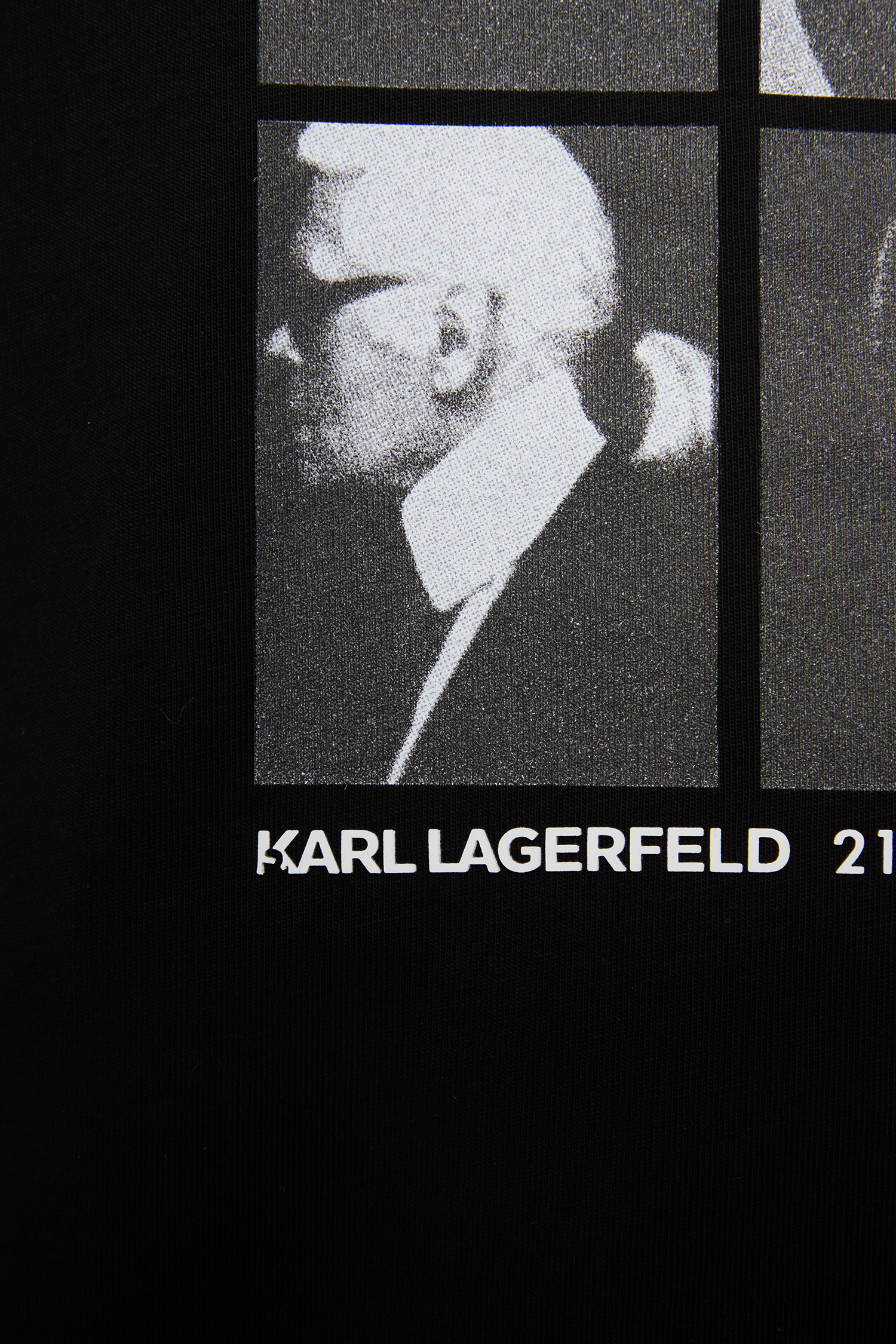 Чоловіча чорна футболка Karl Lagerfeld 561225.755149;990