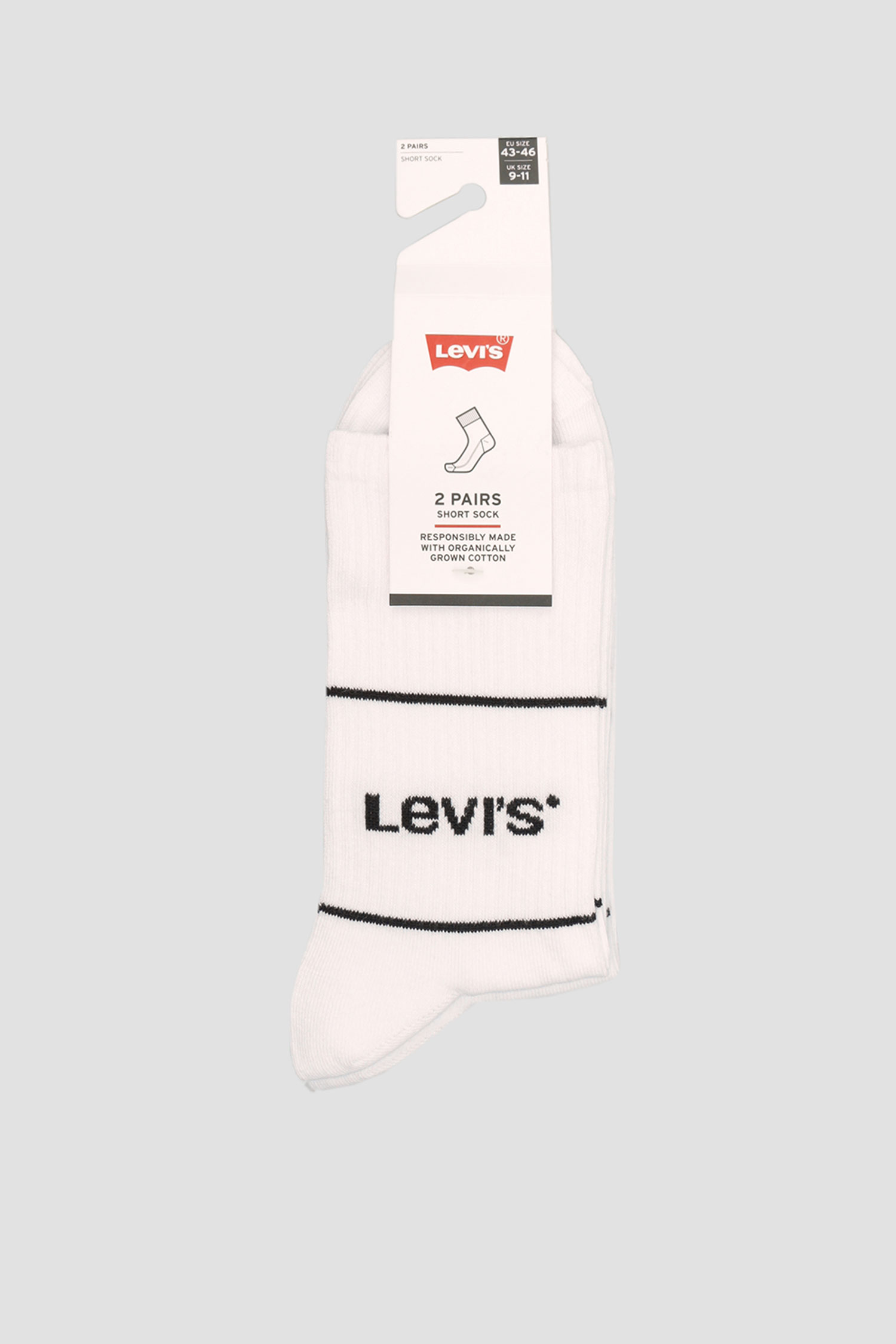 Белые носки для подростков (2 пары) Levi’s® 701210567;007