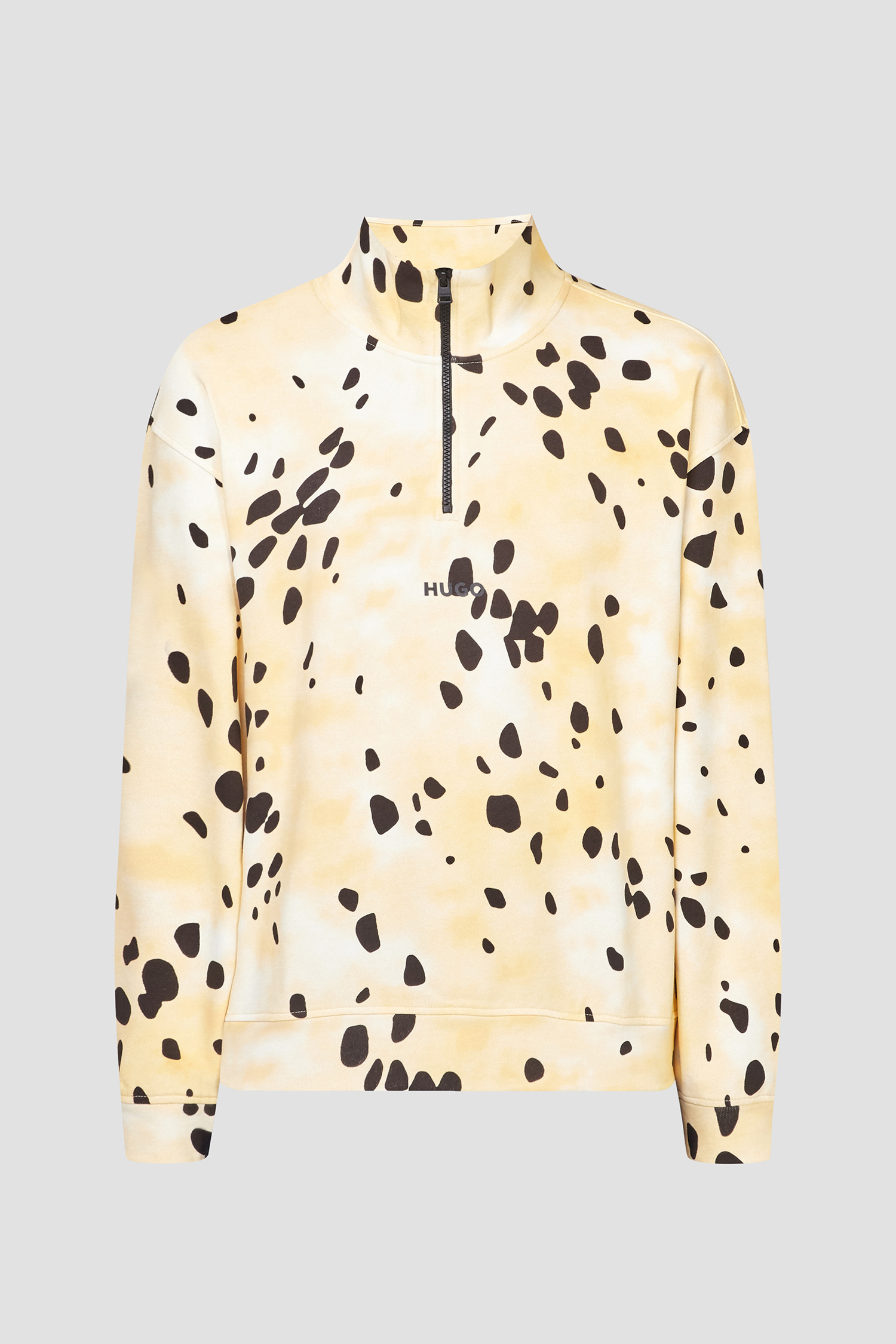 Мужская желтая спортивная кофта с узором HUGO 50498226;278