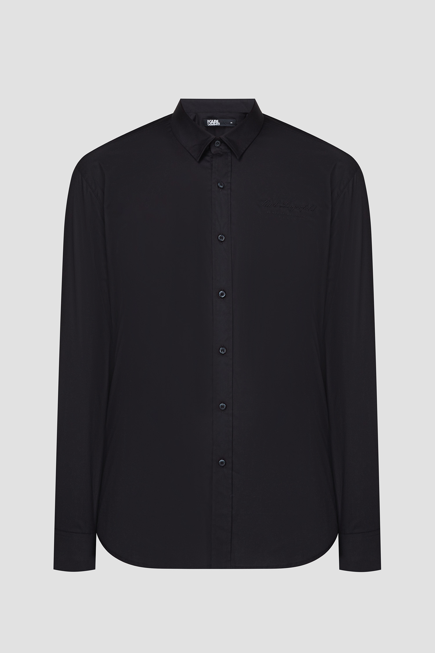 Мужская черная рубашка Karl Lagerfeld 534600.605940;990