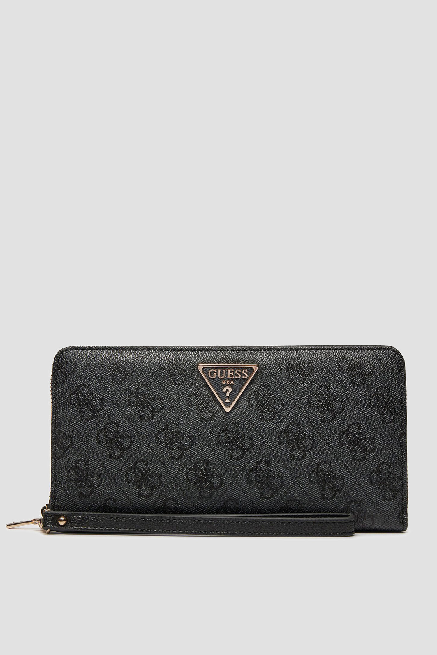 Жіночий чорний гаманець з візерунком Guess SWSG85.00163;CLO