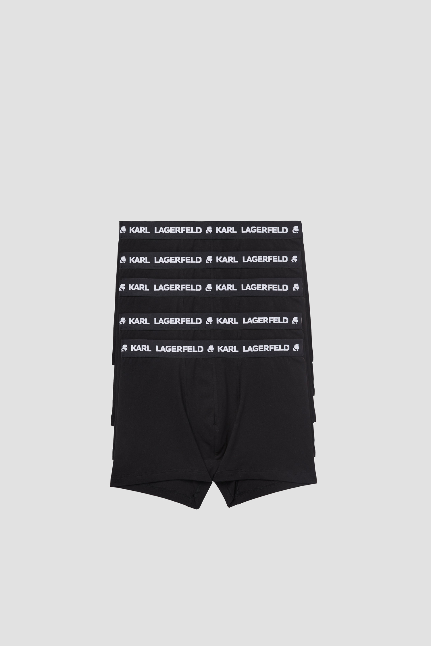 Мужские черные боксеры (5 шт) Karl Lagerfeld A1M47082;999