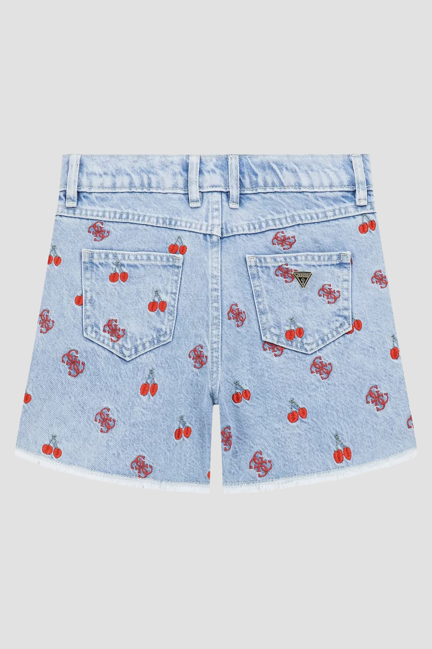 Дитячі блакитні джинсові шорти Guess Kids J5GD10.D45E0;CRRY