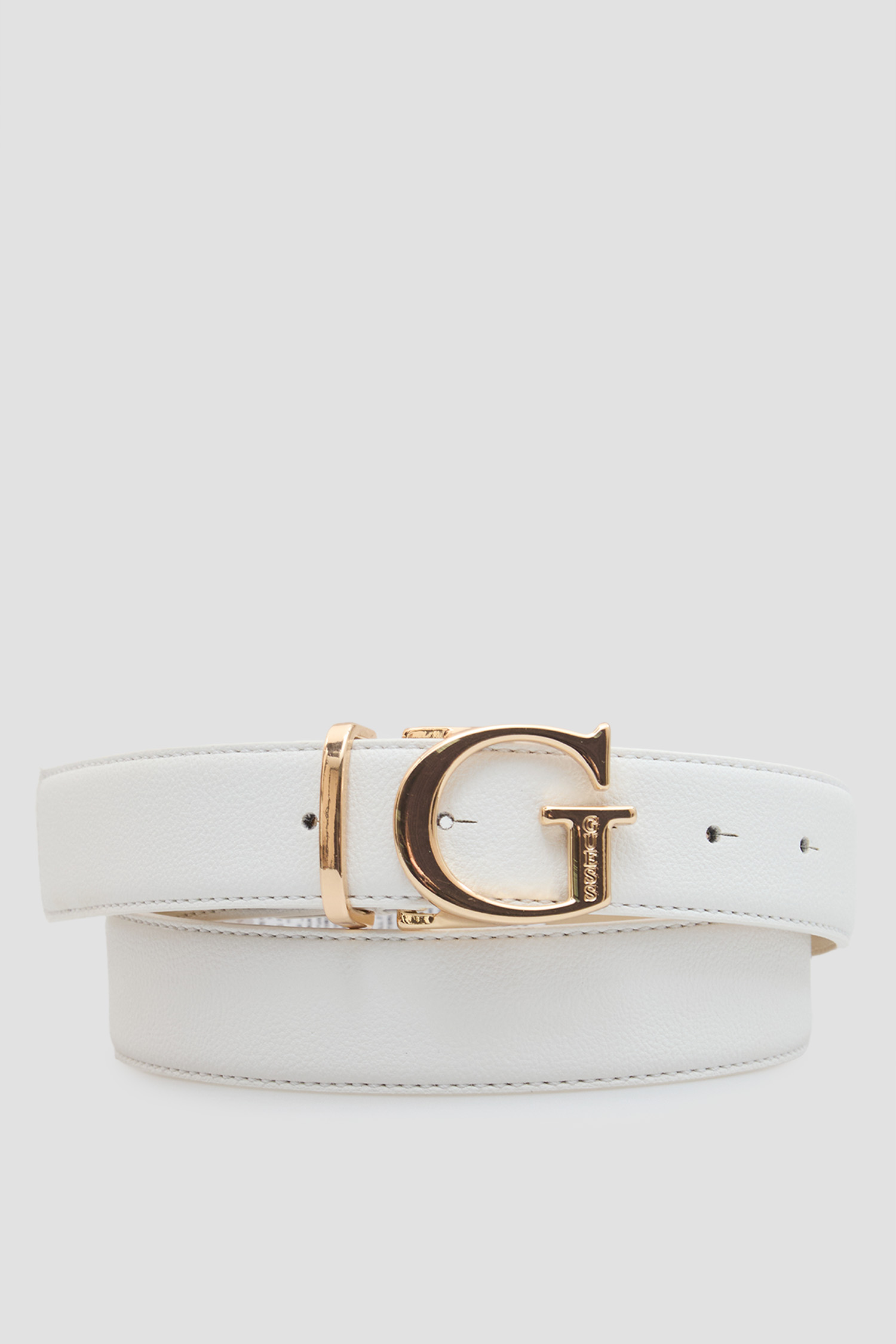 Жіночий білий ремінь Guess BW9362.P6230;WHI