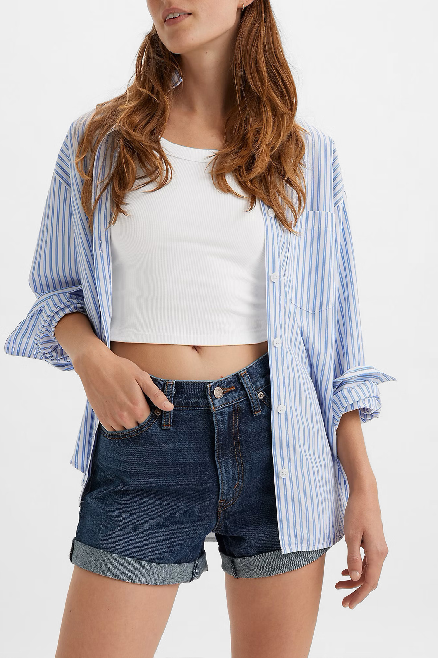 Жіночі сині джинсові шорти '80s Mom Levi’s® A5564;0004