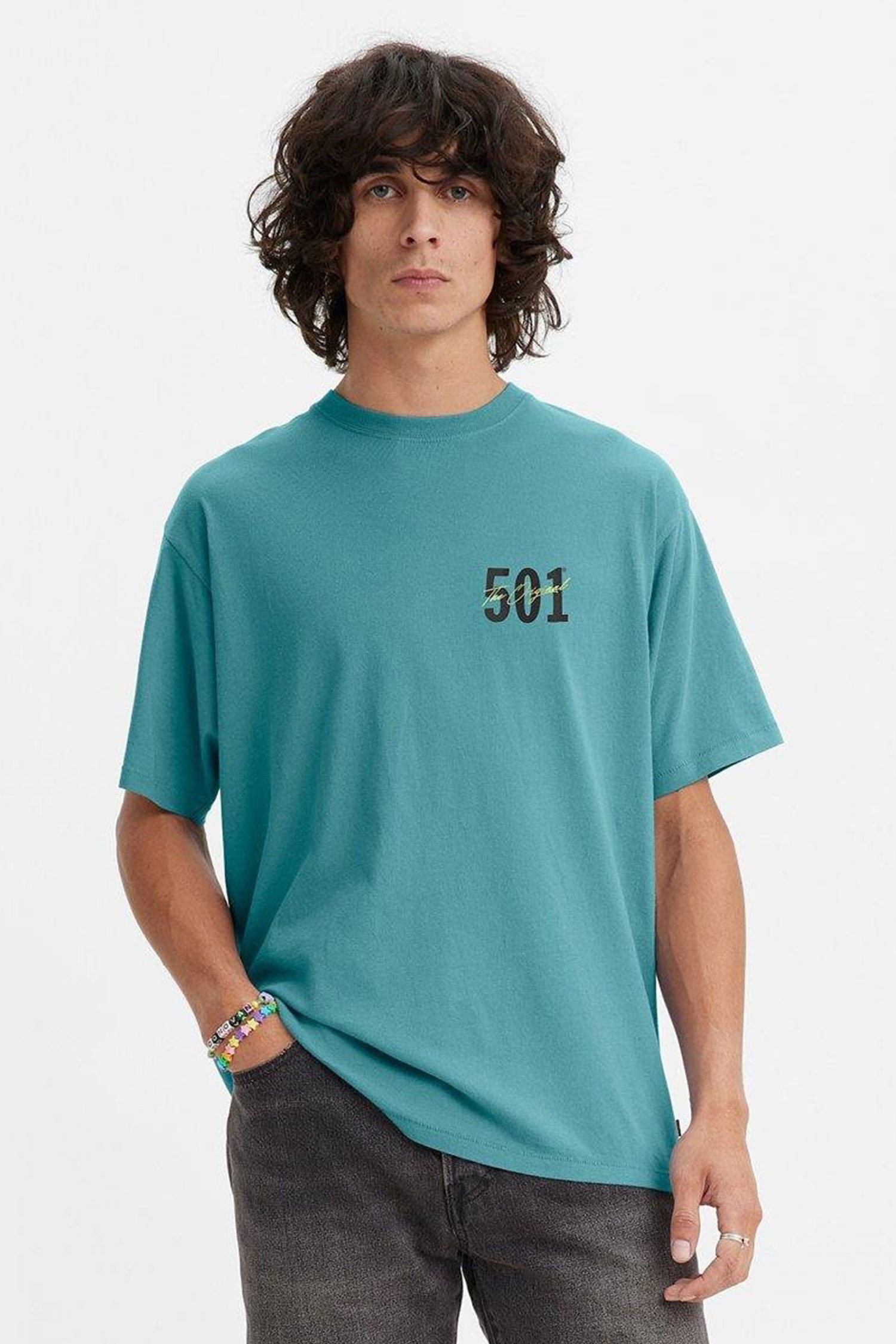 Мужская голубая футболка Levi’s® 87373;0057