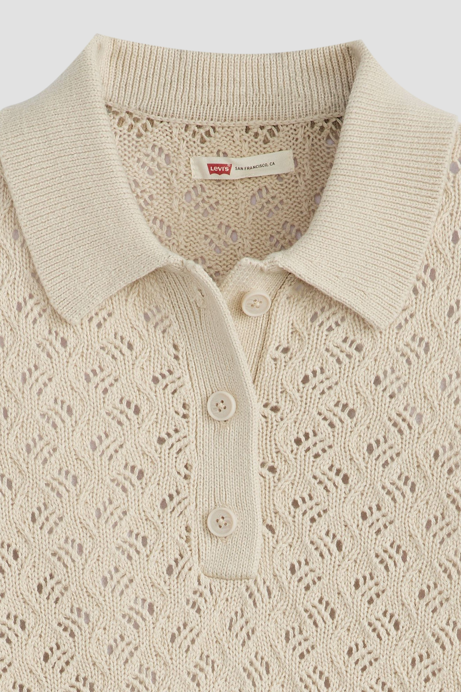 Женское бежевое поло Levi’s® 0012V;0000