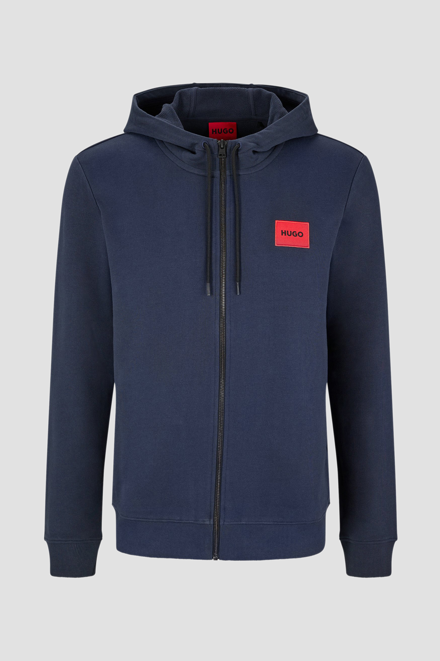 Мужская темно-синяя кофта на молнии HUGO 50447972;405