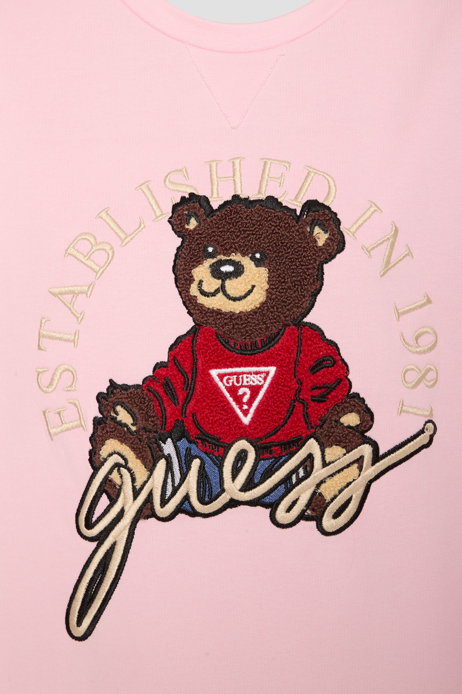 Дитячий рожевий світшот Guess Kids H5RJ01.KAD74;G65U