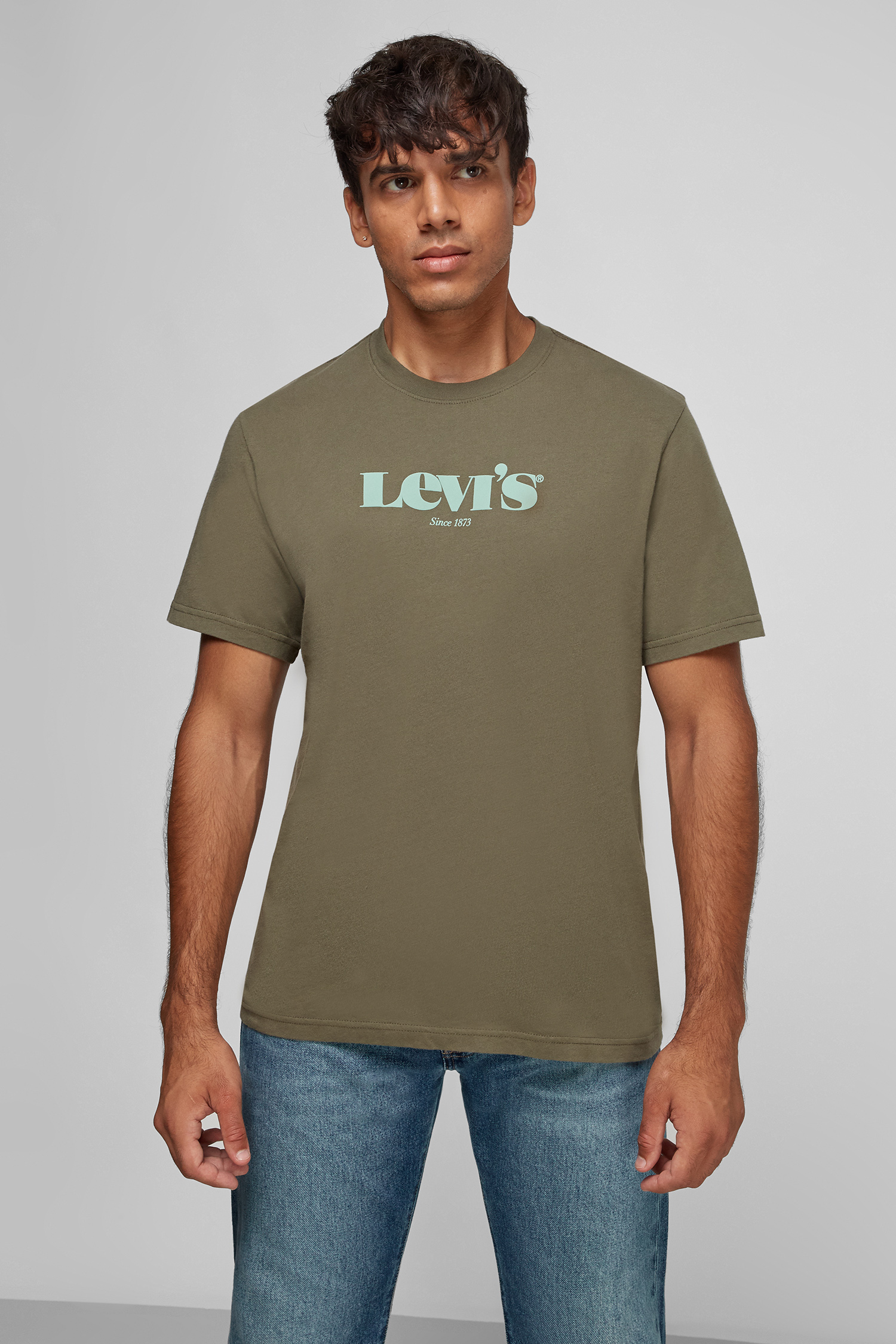 Мужская зеленая футболка Levi’s® 16143;0295