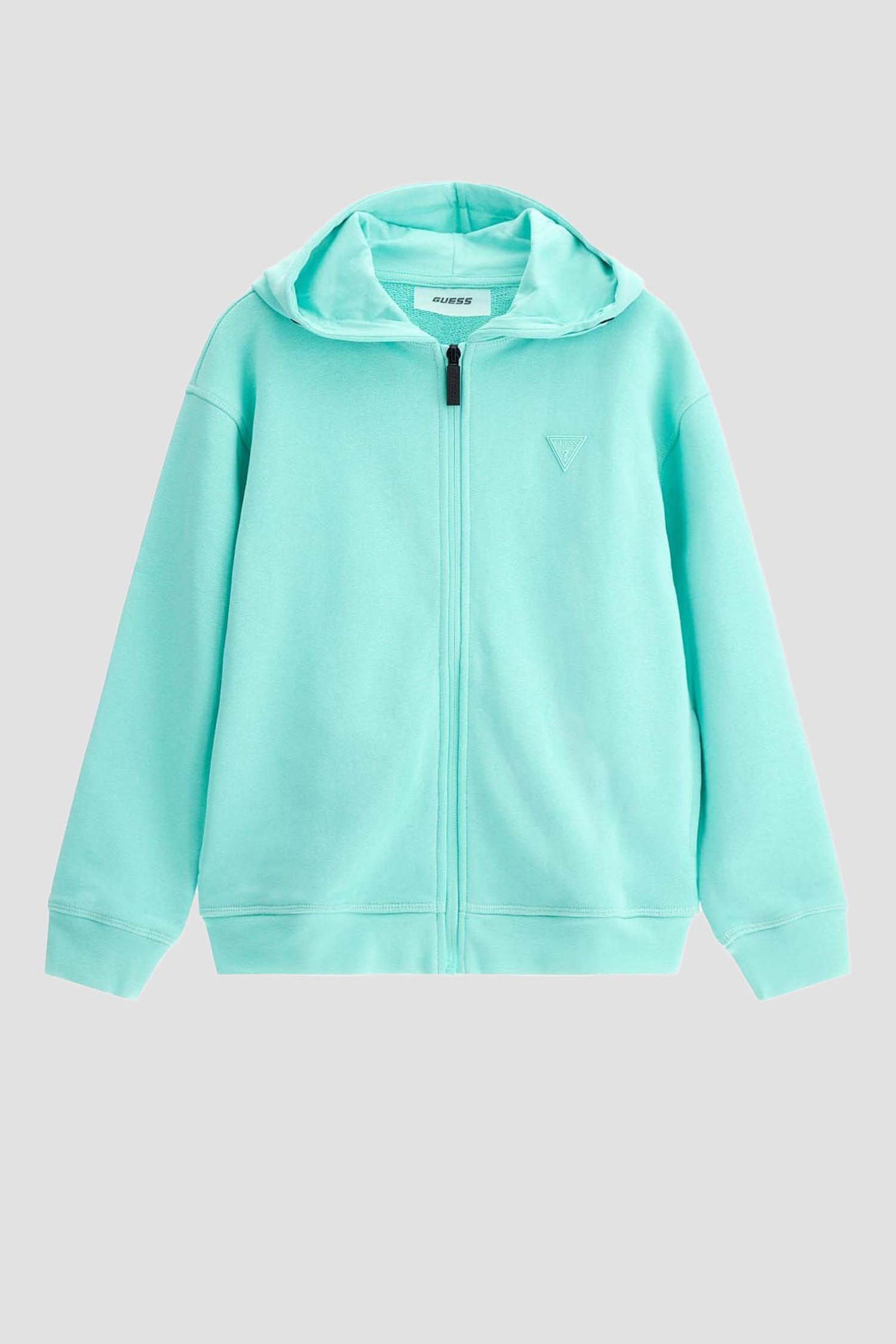 Дитяча м'ятна кофта на блискавці Guess Kids L2YQ44.KAIJ1;G7KS