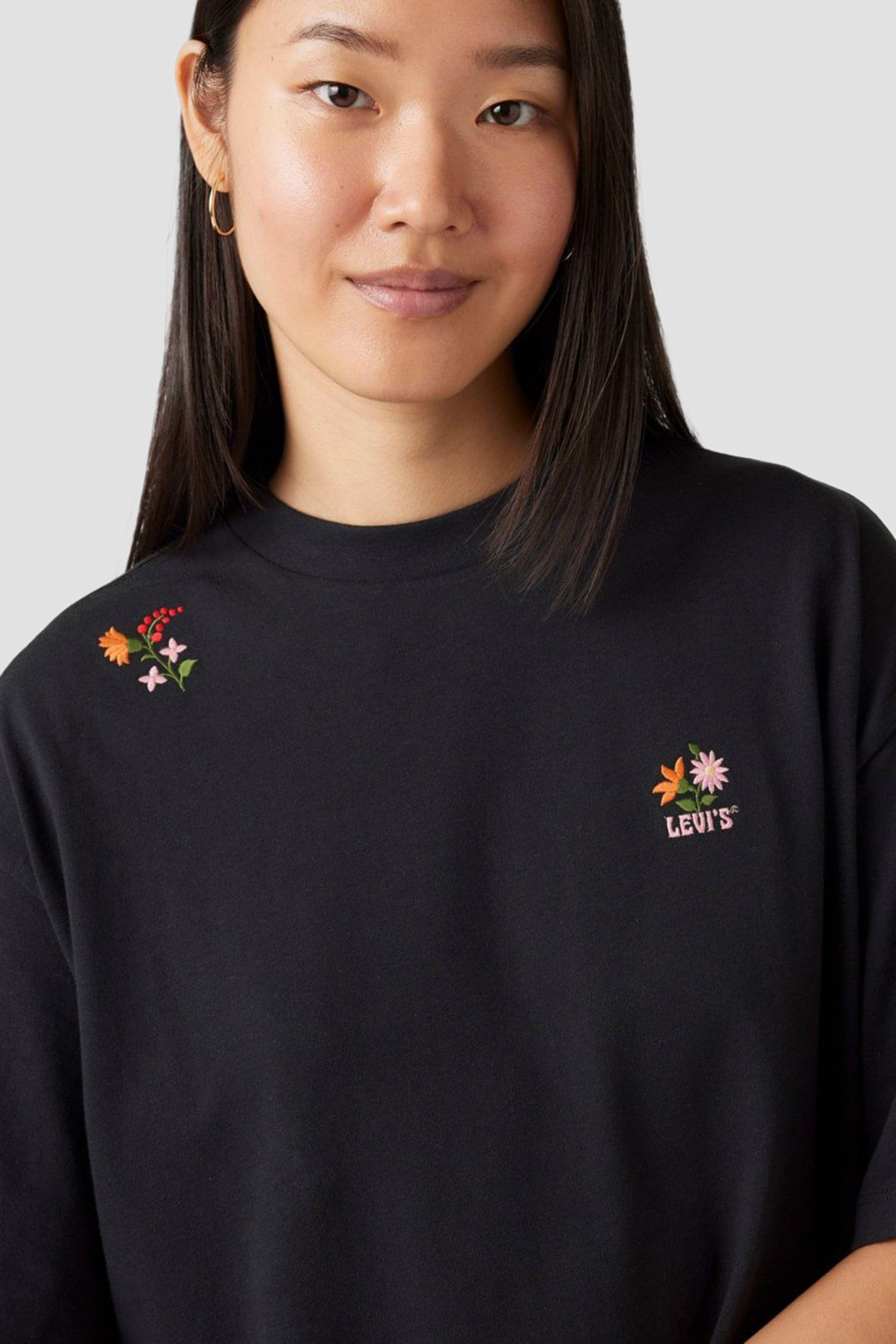Жіноча чорна футболка Levi’s® A4924;0081