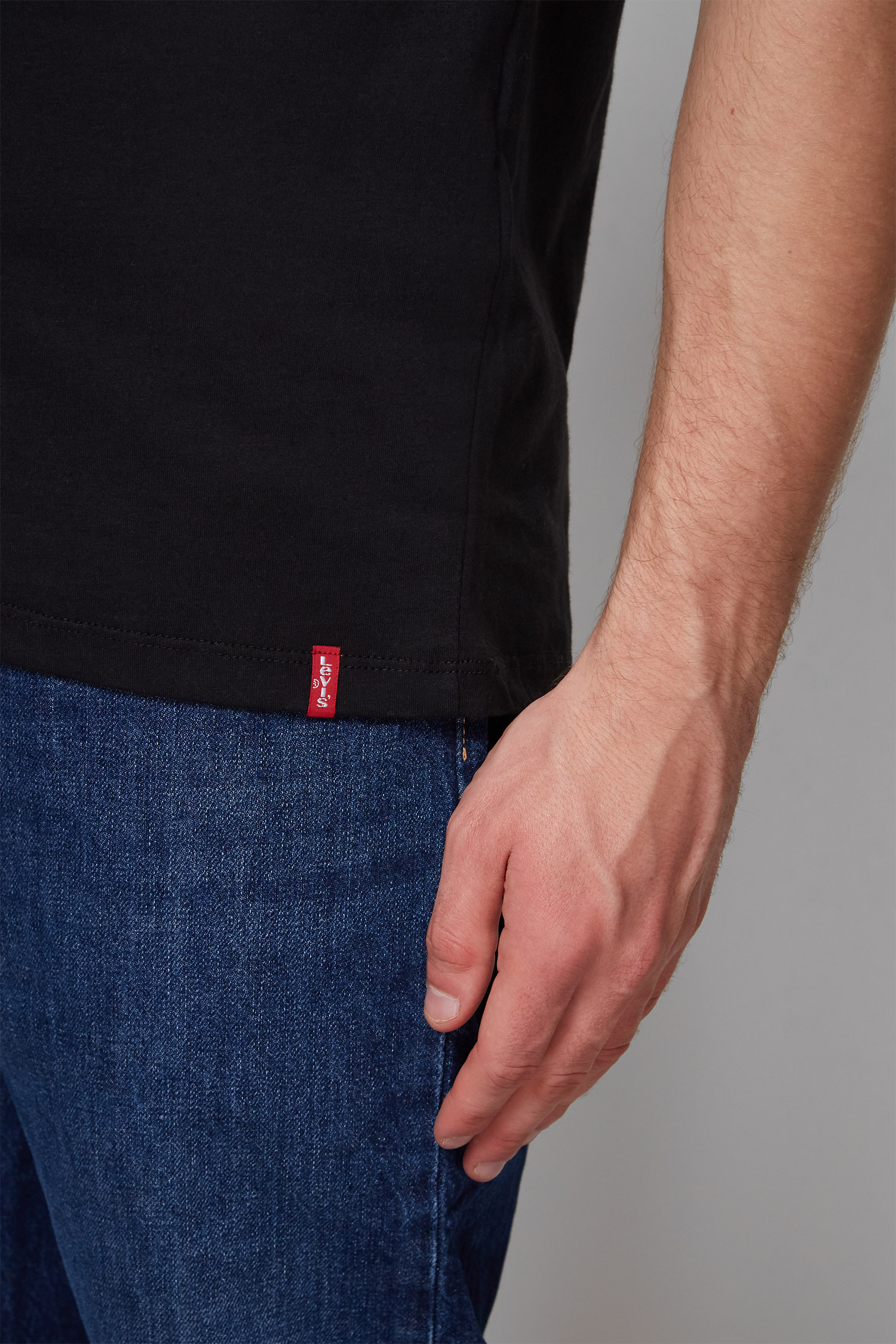 Мужские черные футболки (2 шт) Slim Fit Levi’s® 79541;0001