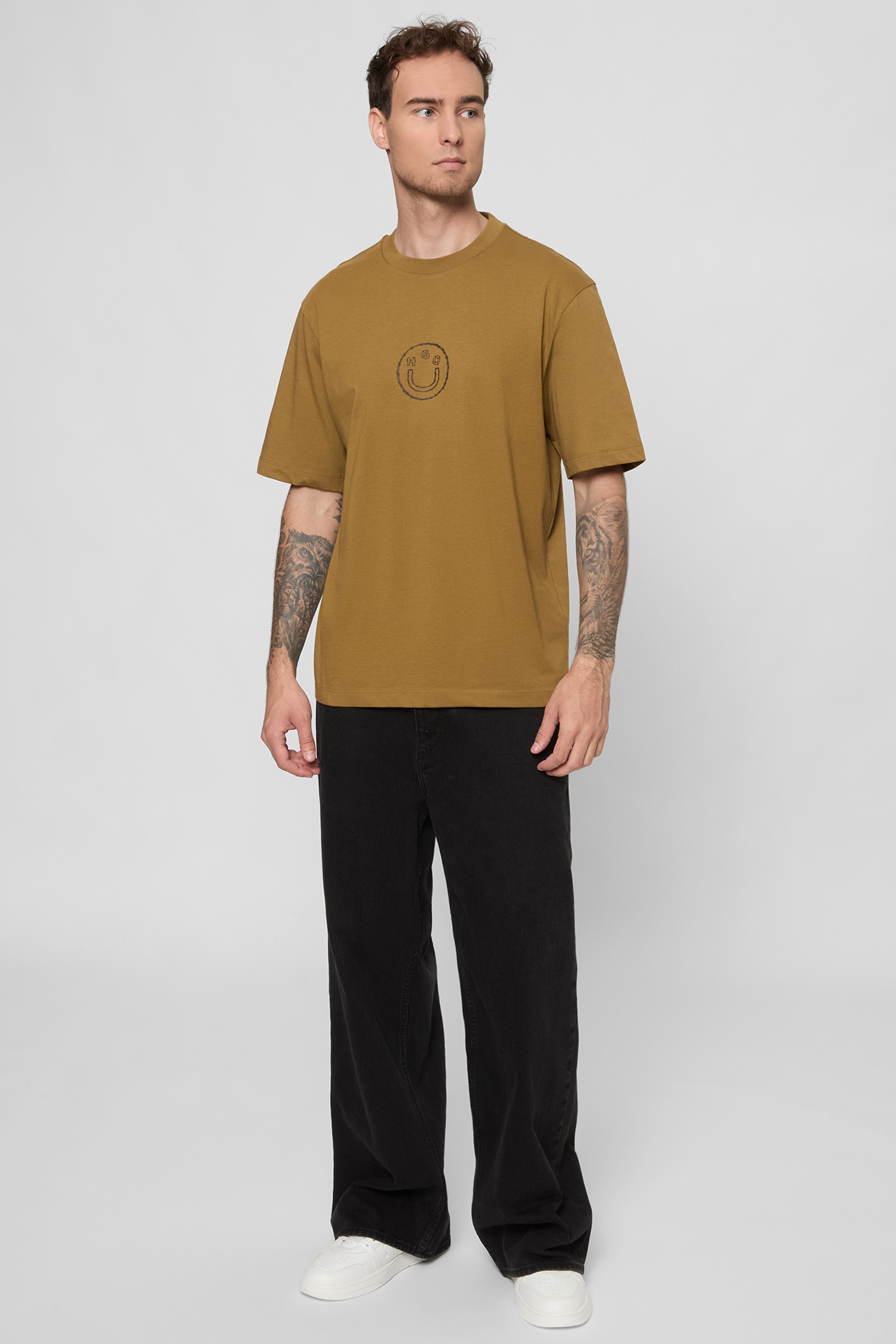 Мужские черные джинсы HUGO BLUE 50541718;003