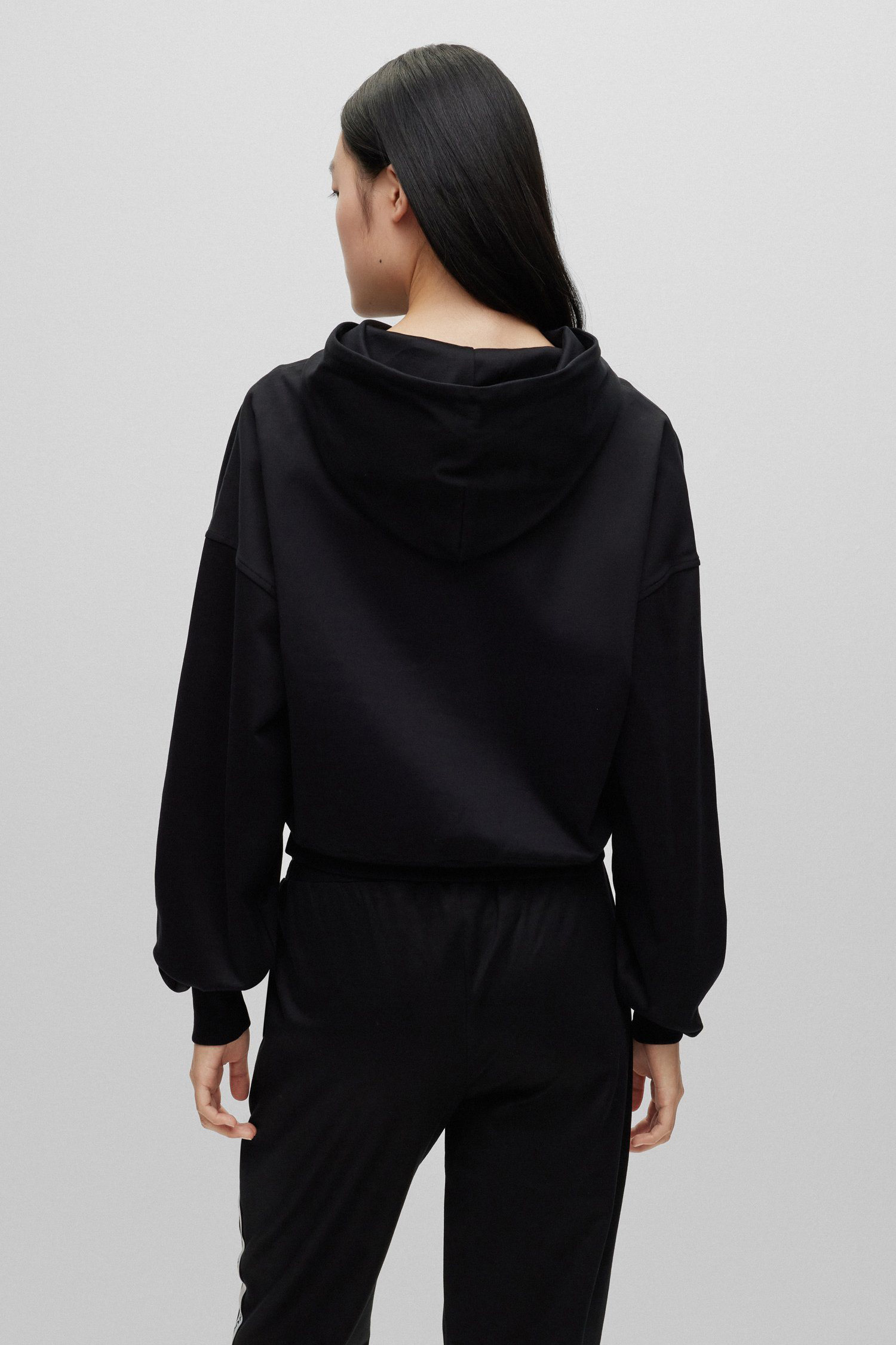 Женское черное худи HUGO 50489128;001