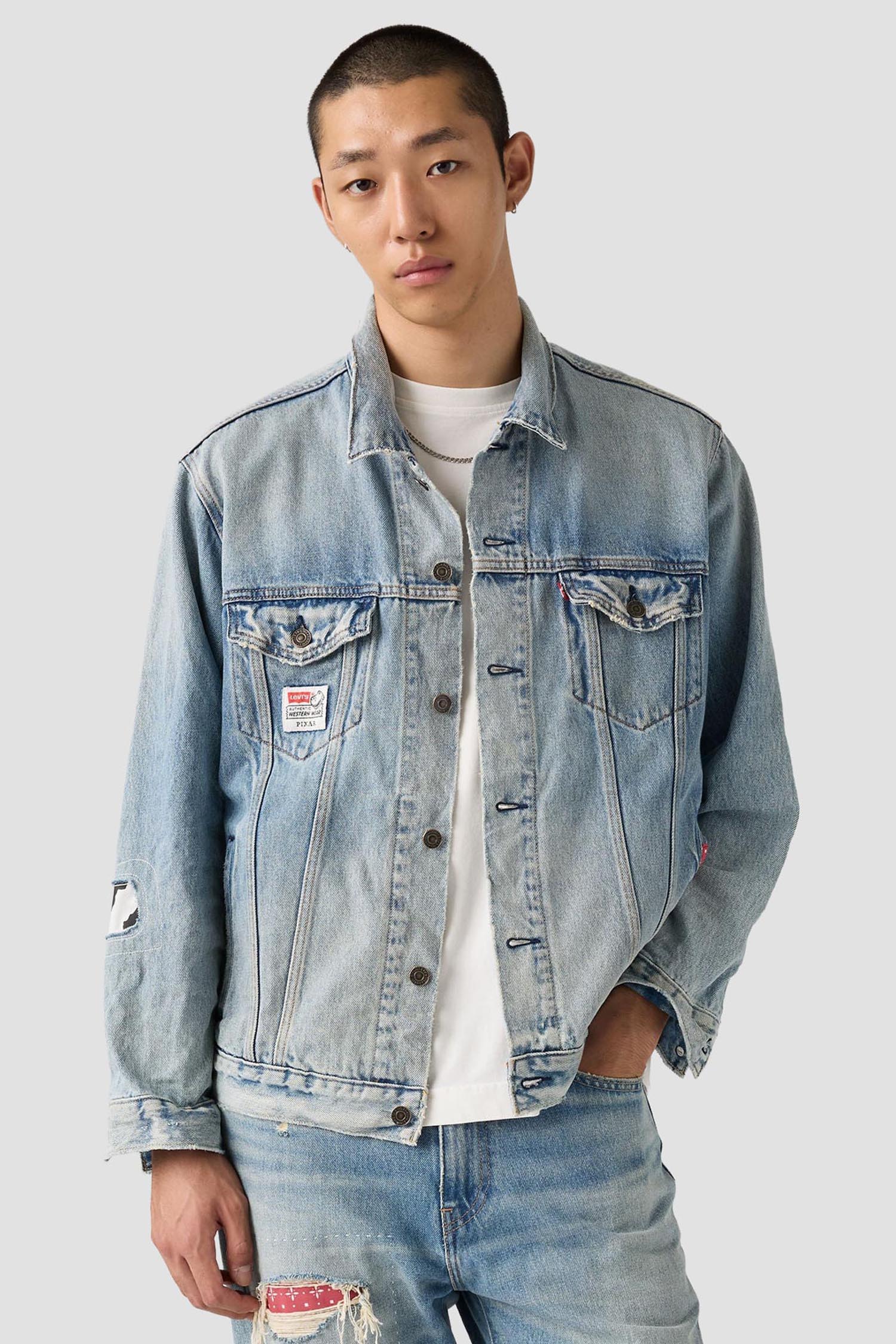 Чоловіча блакитна джинсова куртка Levi's® x Toy Story Levi’s® 0034J;0000