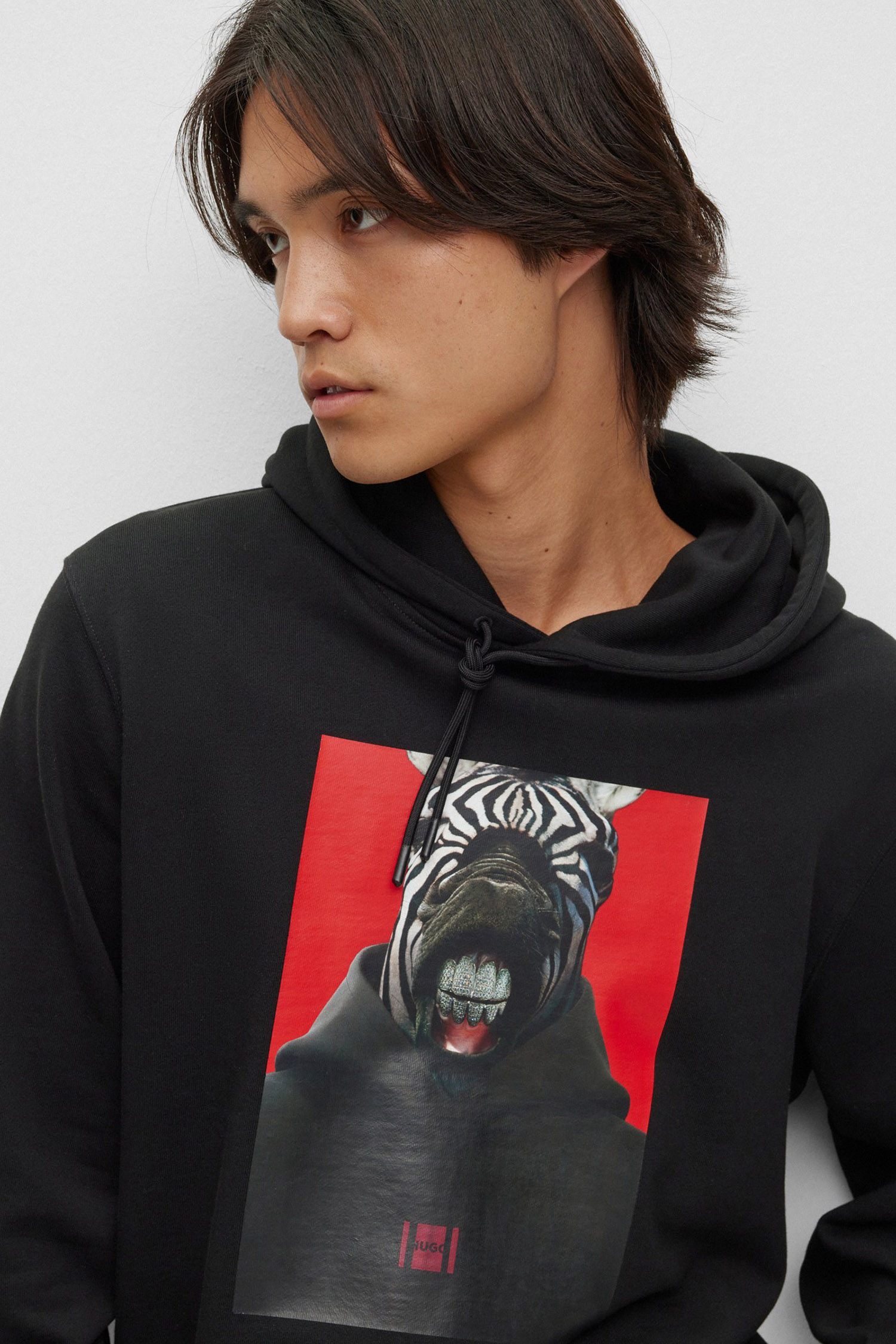 Чоловіче чорне худі HUGO 50498293;001