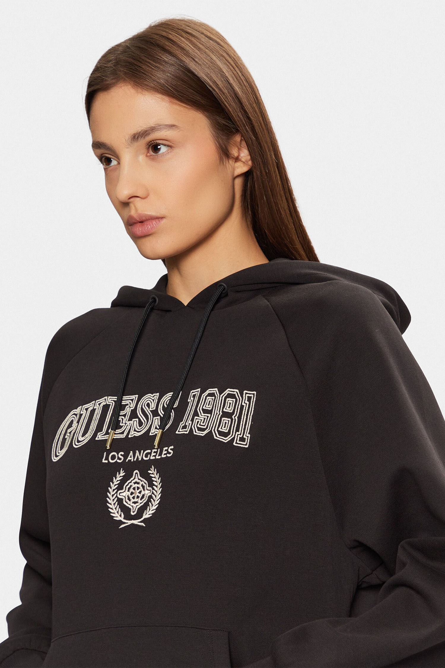 Жіноче чорне худі Guess V5RQ02.KCLD1;G1I9