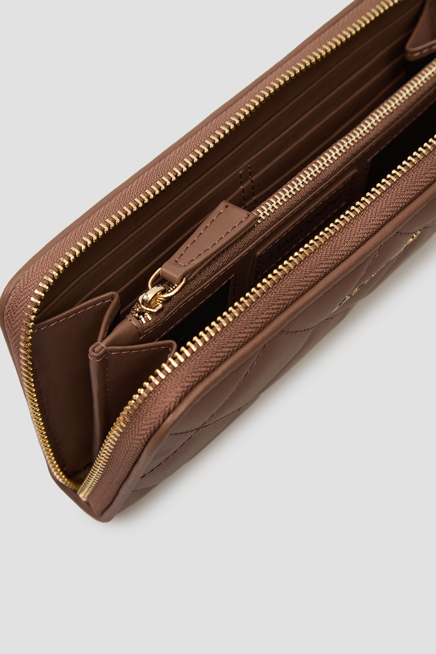 Женский коричневый кожаный кошелек BALDININI P6B325XXTRAP;3045