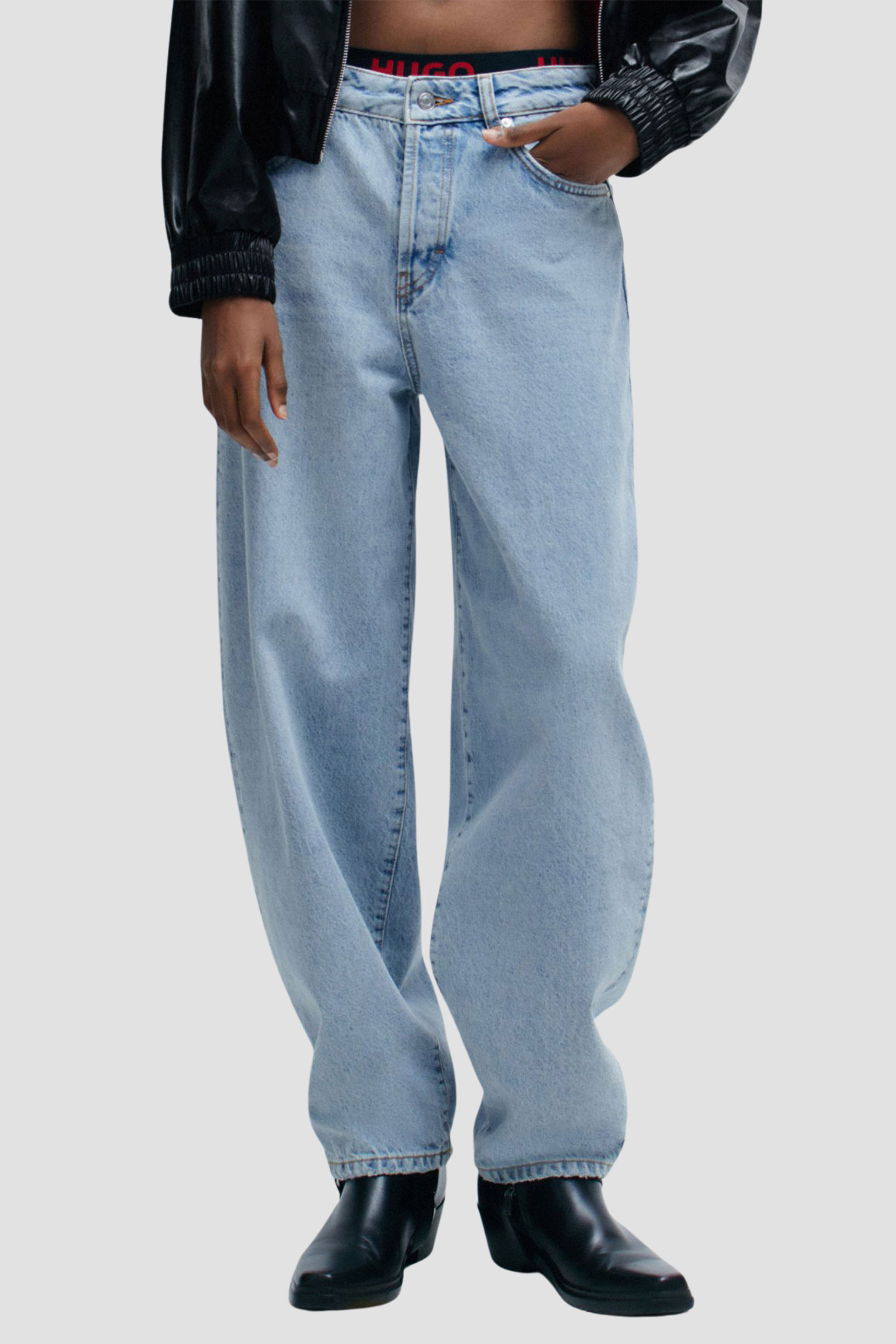 Женские голубые джинсы HUGO 50504212;449