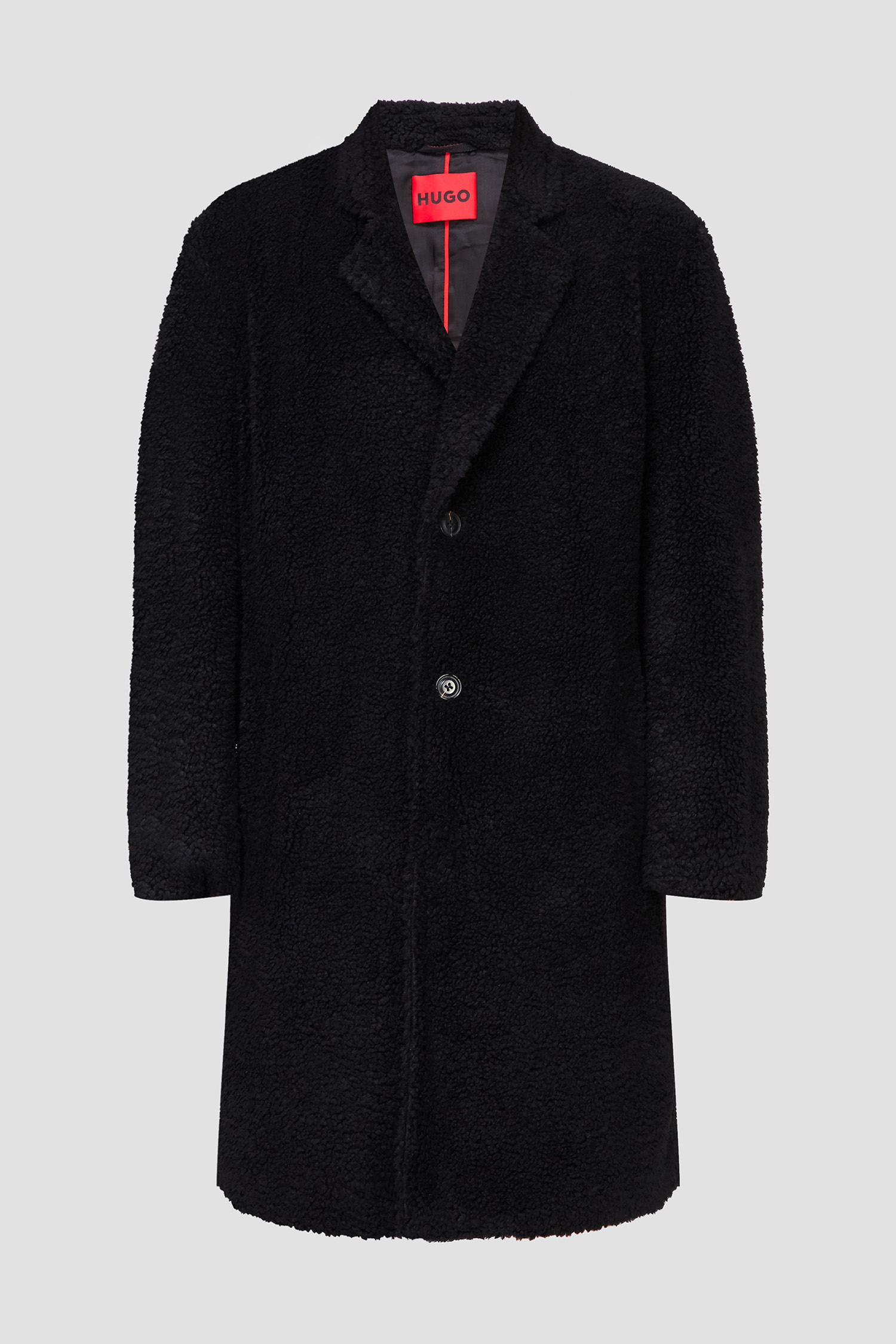 Мужское черное пальто HUGO 50499100;001