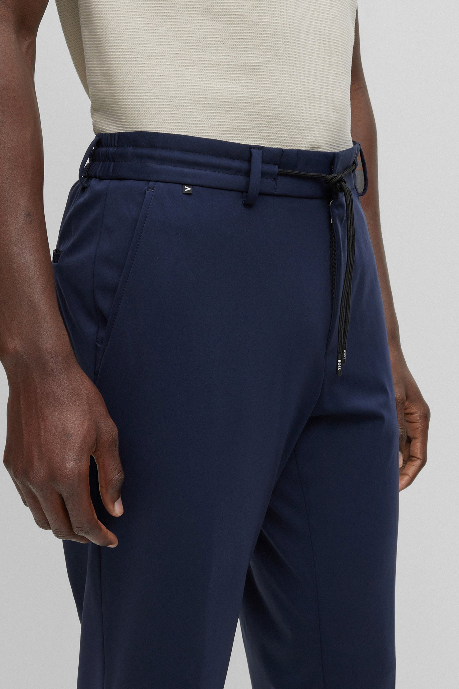 Мужские темно-синие брюки BOSS 50494614;404