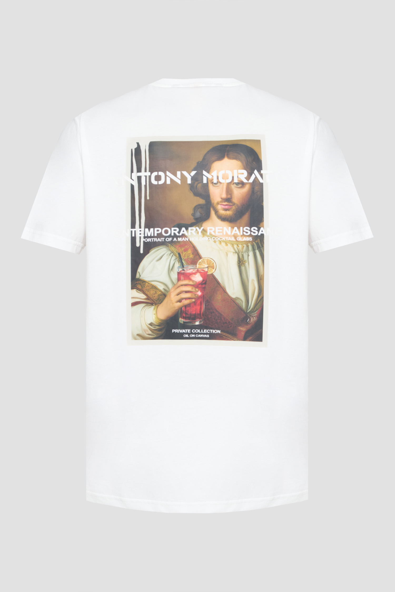 Чоловіча біла футболка Antony Morato MMKS02571.FA100240;1011