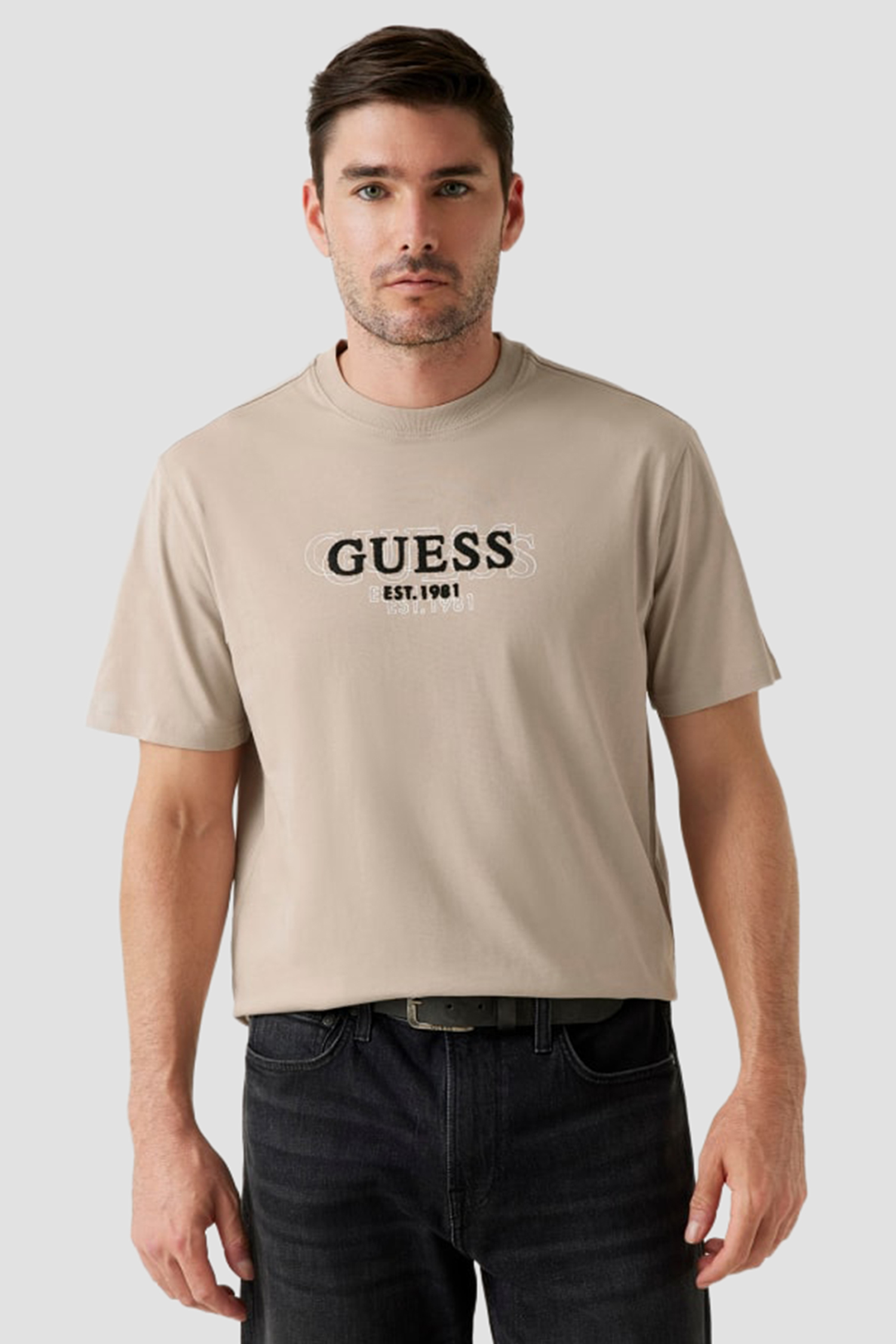 Чоловіча бежева футболка Guess M5BI05.I3Z14;G1CA