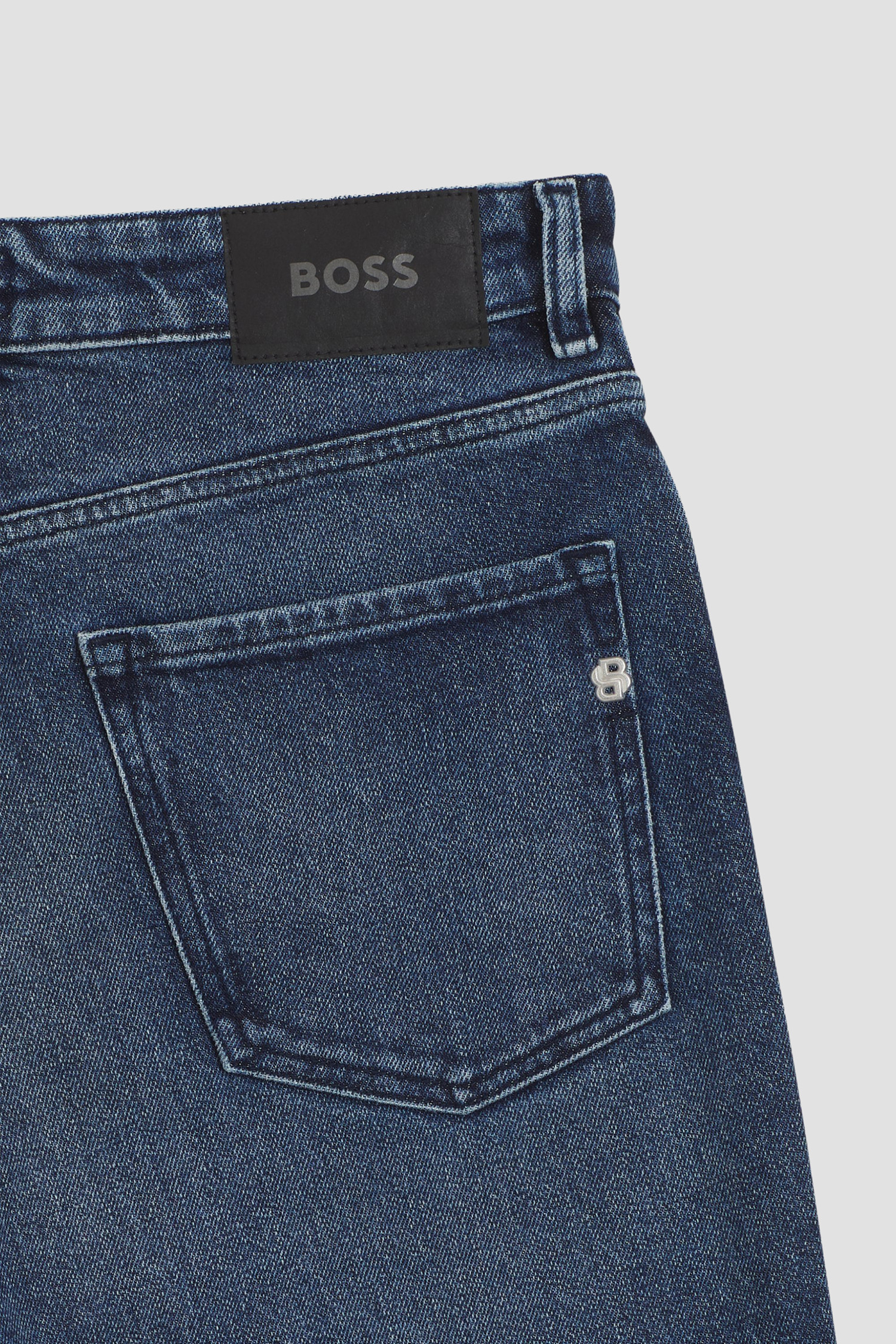 Мужские темно-синие джинсы BOSS 50569540;424