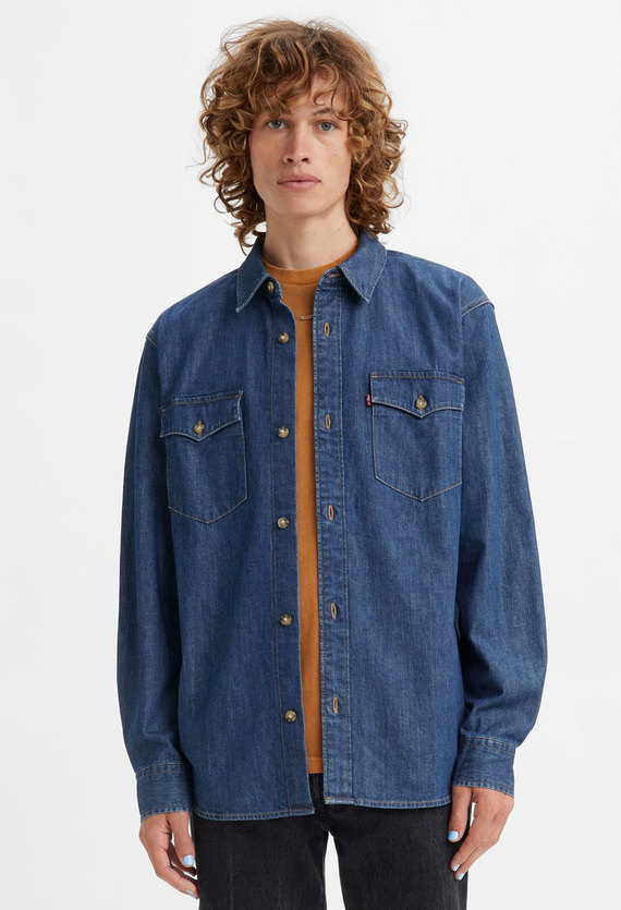 Мужская синяя джинсовая рубашка Levi’s® A1919;0020 — Ultrashop
