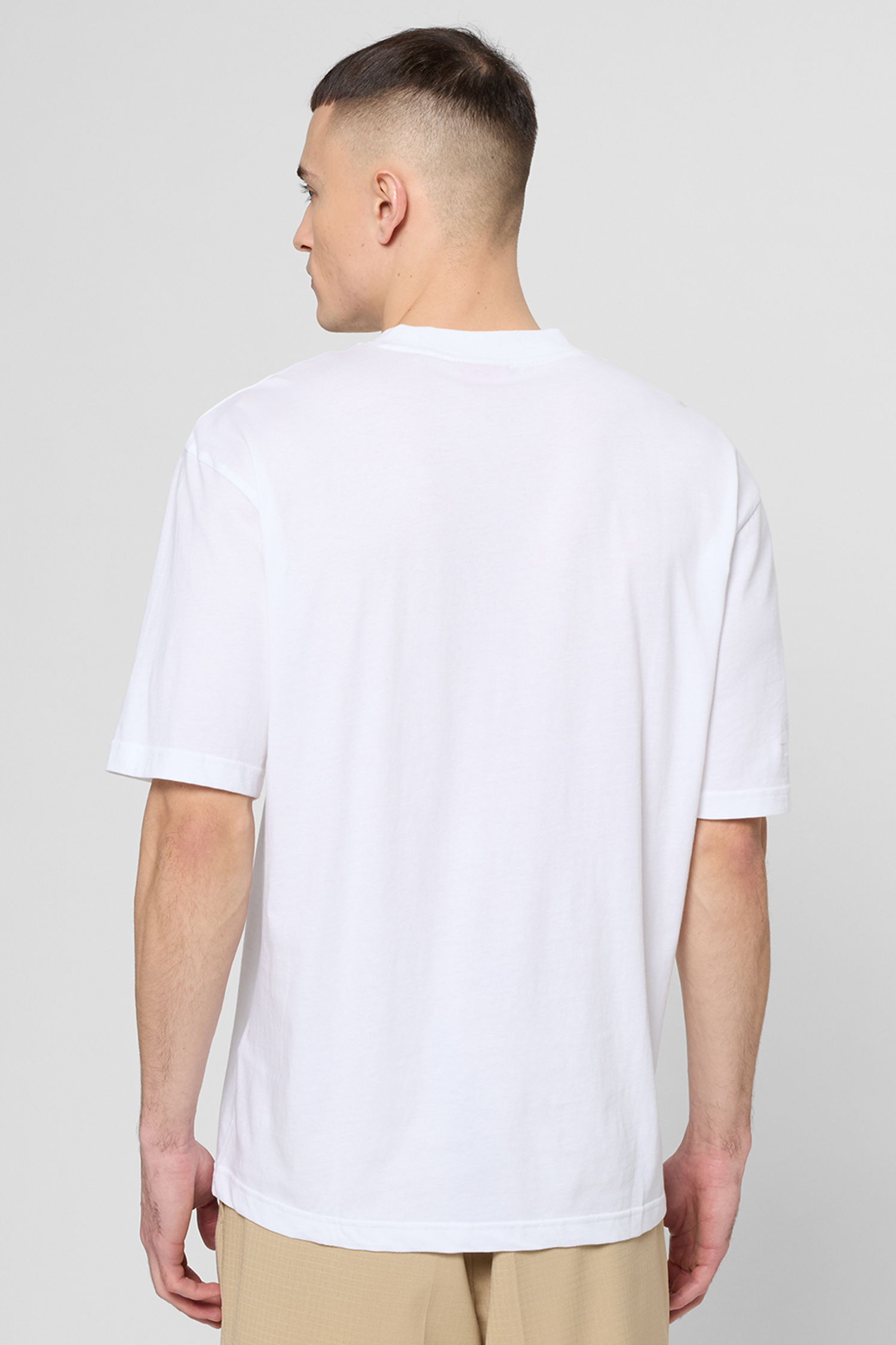 Чоловіча біла футболка HUGO 50553330;100