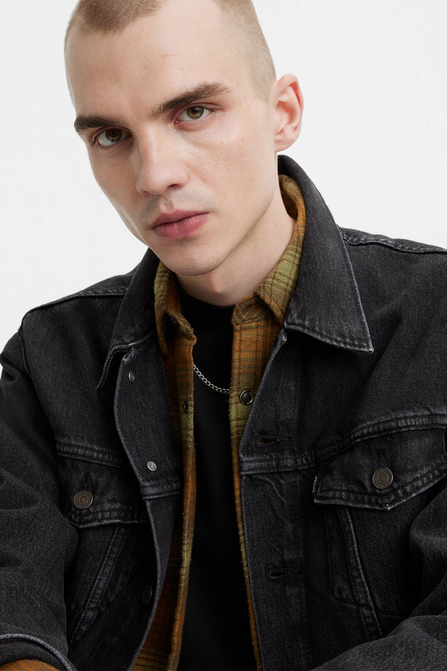 Чоловіча чорна джинсова куртка Levi’s® A5782;0000