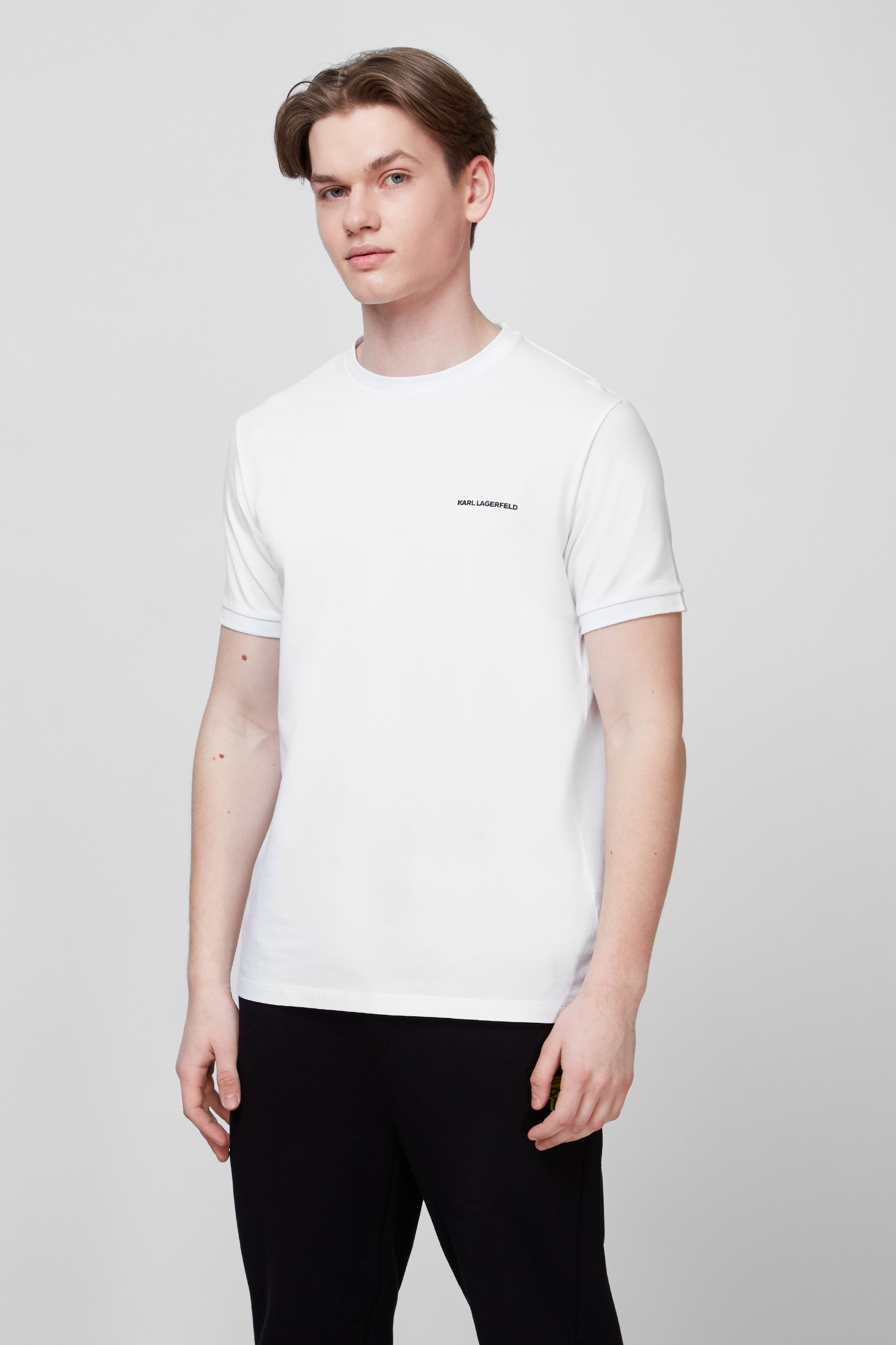 Біла футболка для хлопців Karl Lagerfeld 511221.755020;10