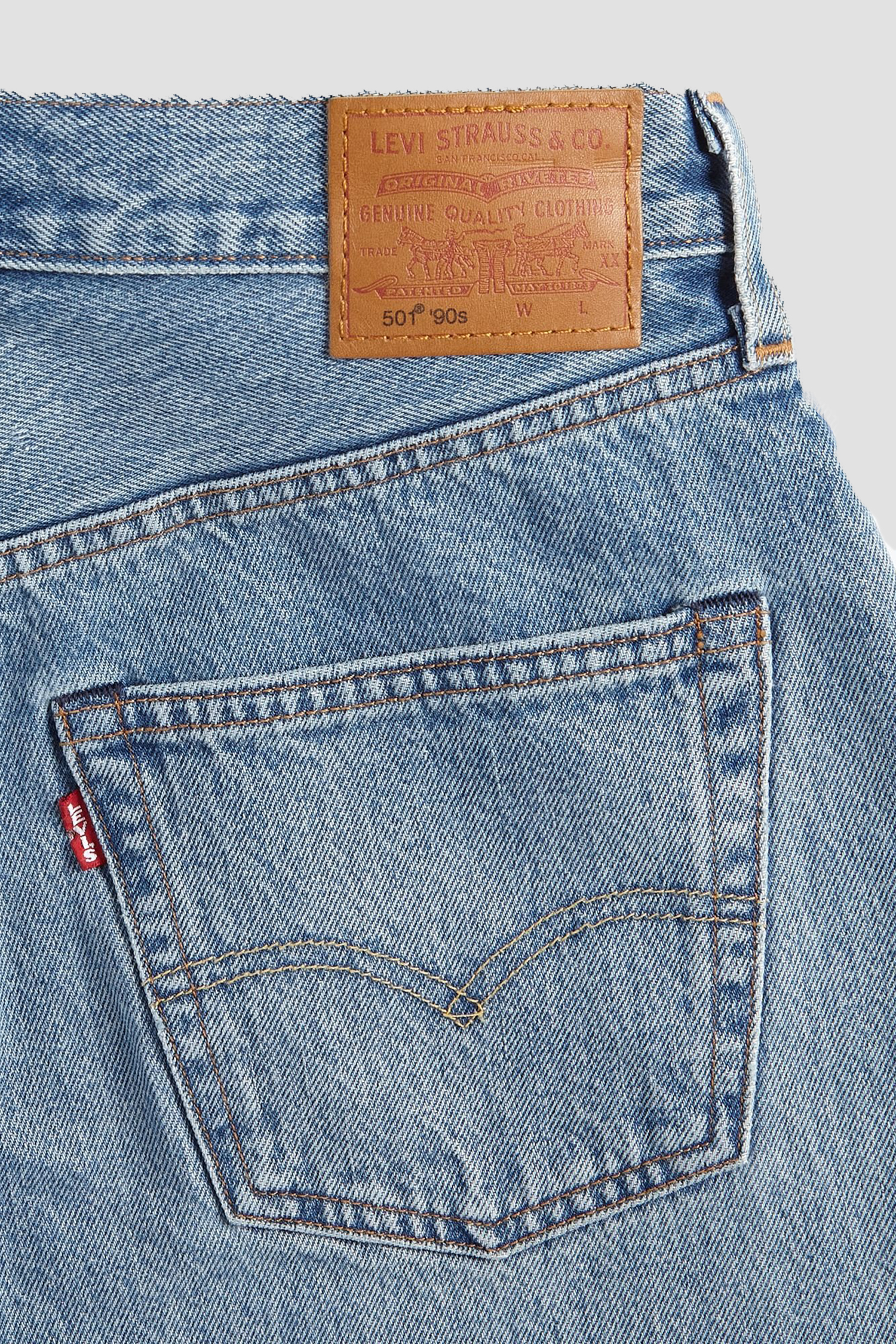 Женские голубые джинсы 501®'90S Straight Levi’s® A1959;0026